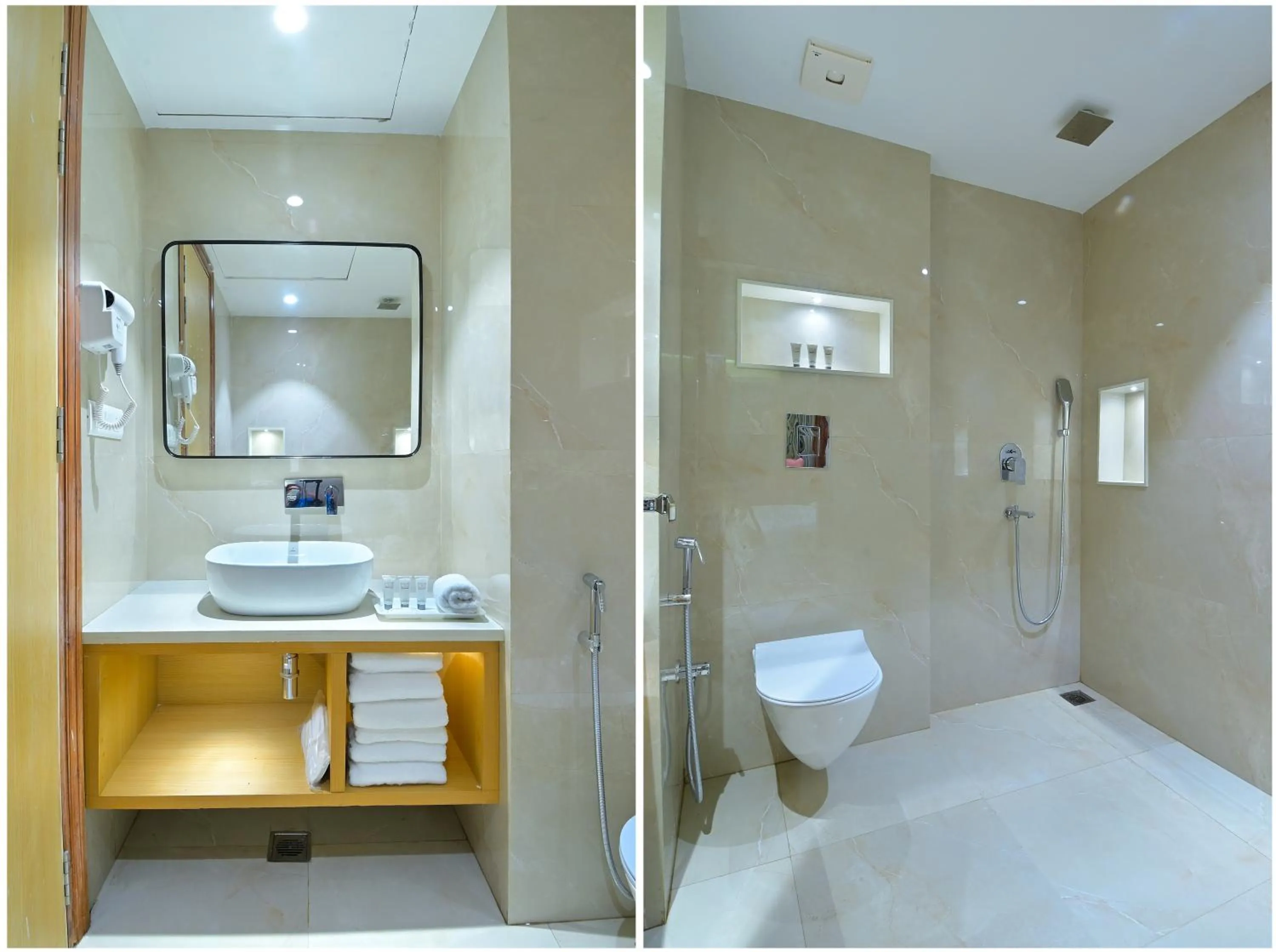 Bathroom in HOTEL SHANDON-2 Mins From Connaught Place
