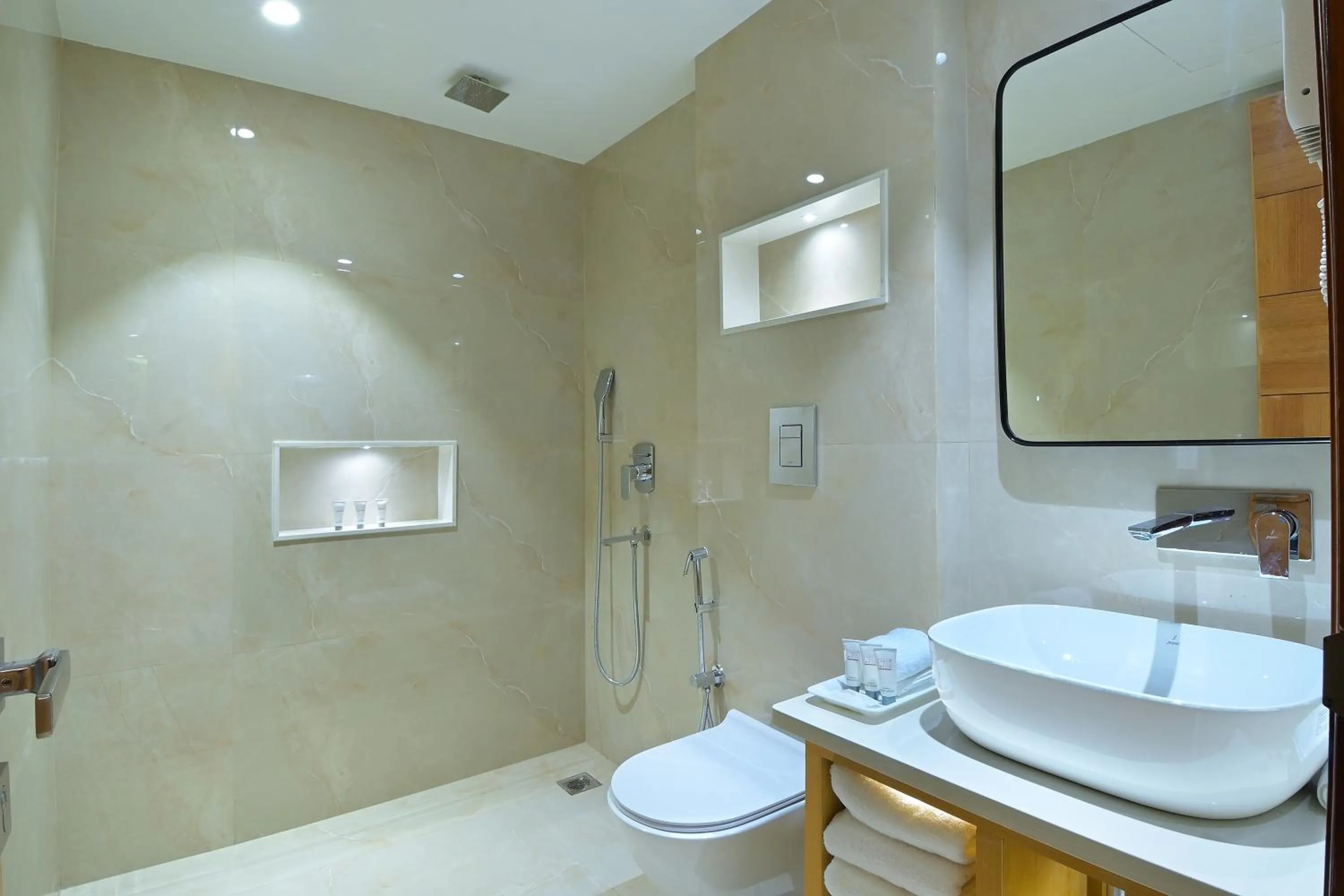 Shower in HOTEL SHANDON-2 Mins From Connaught Place
