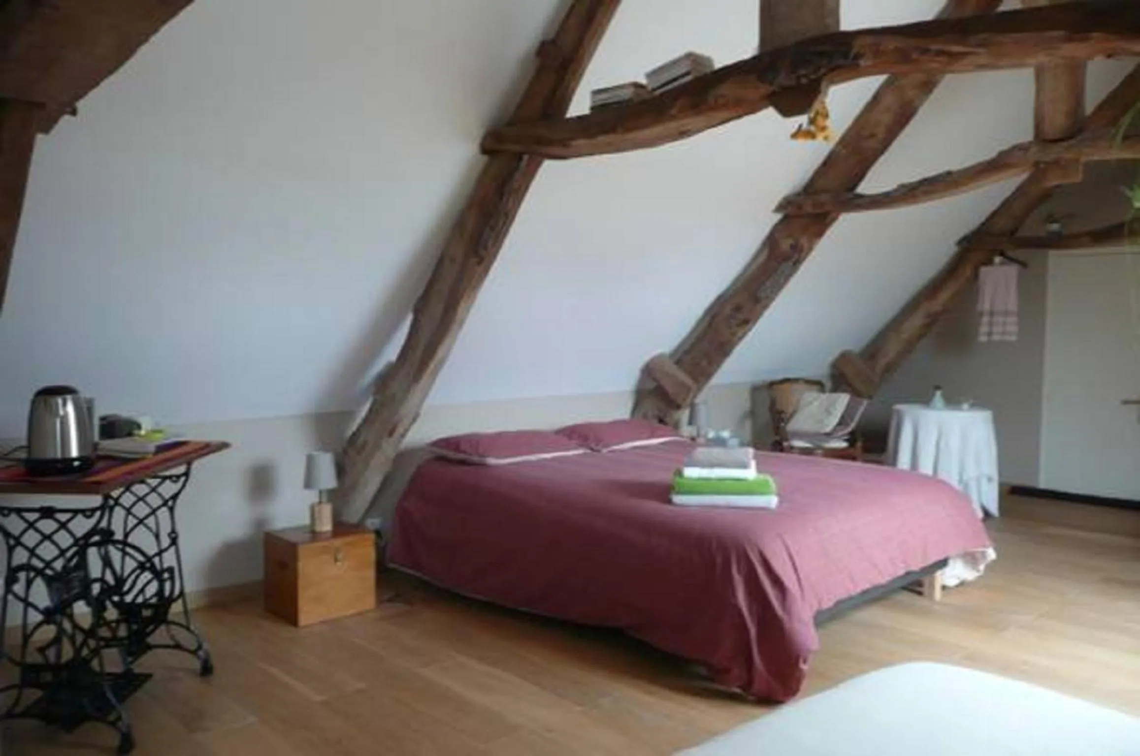 Bed in Chambre d'Hôte La Maison du Mesnil