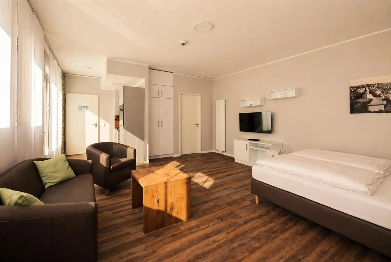 Bed in ADAPT APARTMENT HOTEL Siegen