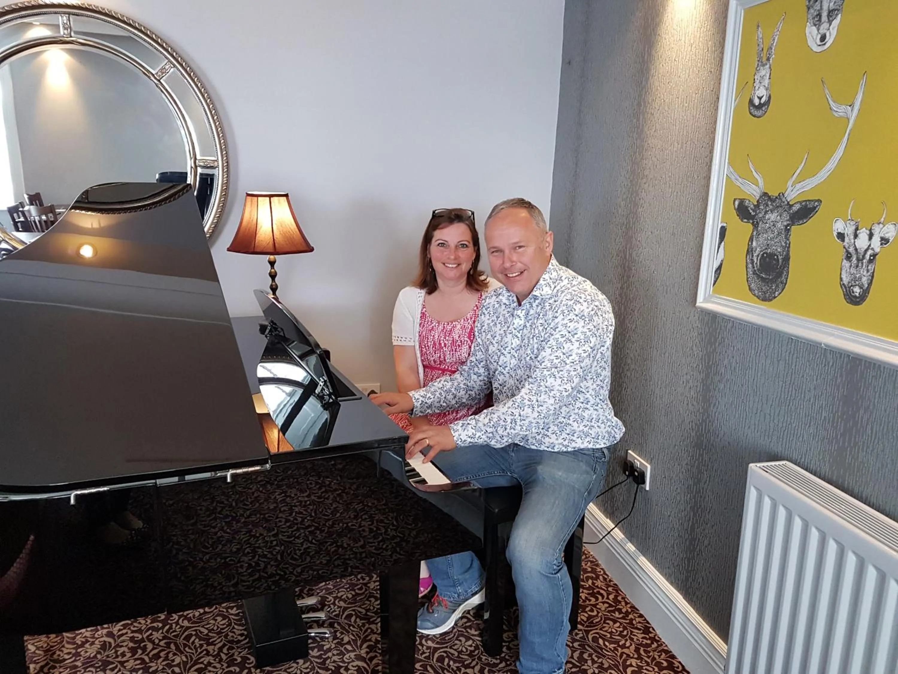 Staff in Dunster Castle Hotel