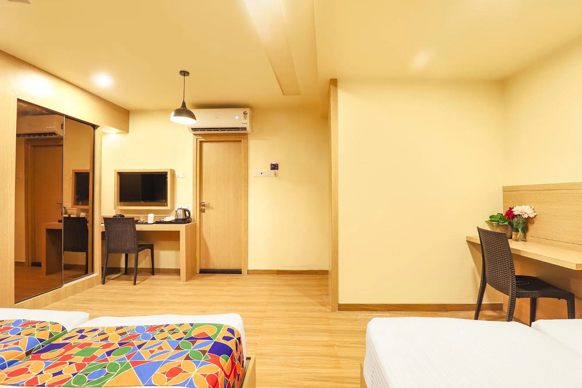 Bed in FabHotel Nestlay Rooms High Court