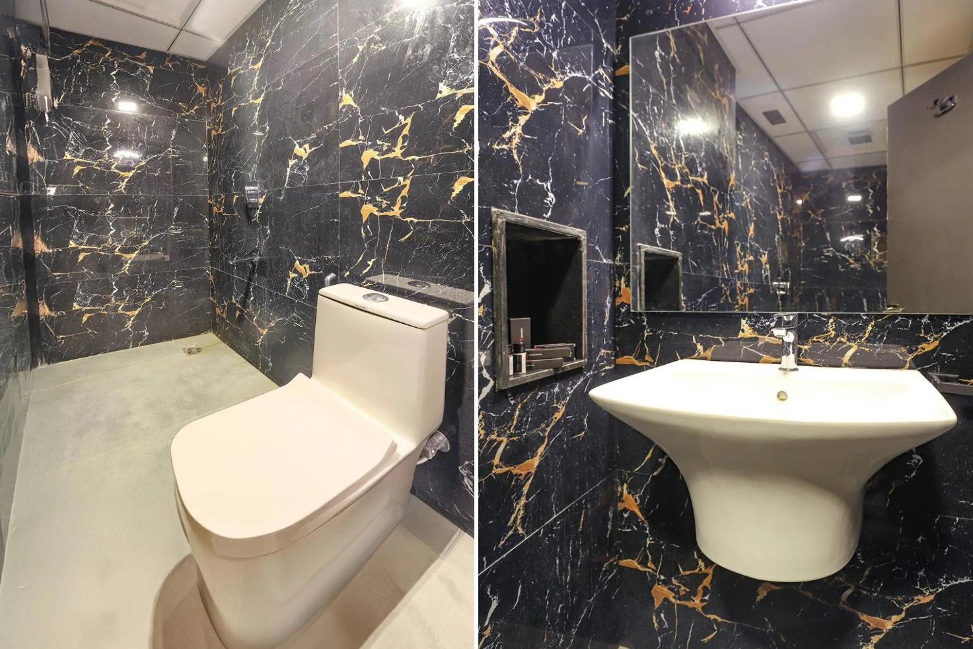 Bathroom in FabHotel Nestlay Rooms High Court