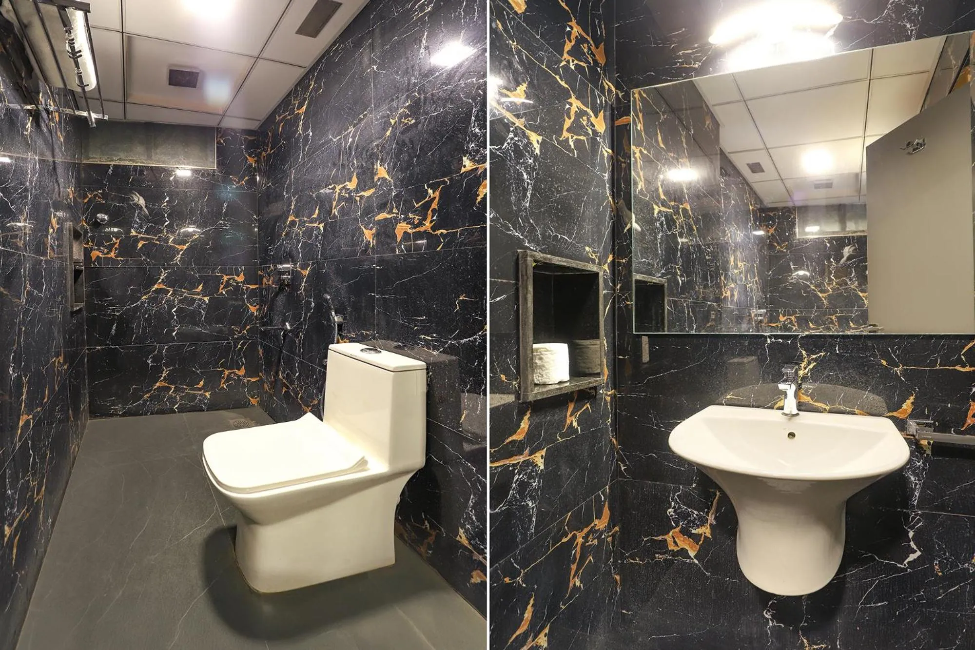 Bathroom in FabHotel Nestlay Rooms High Court