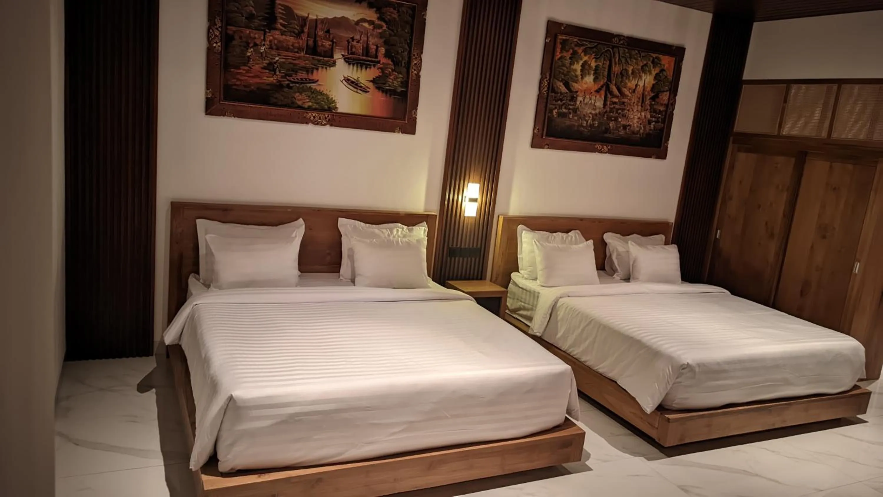 Bed in Sujiwa Ubud Hotel & Villa
