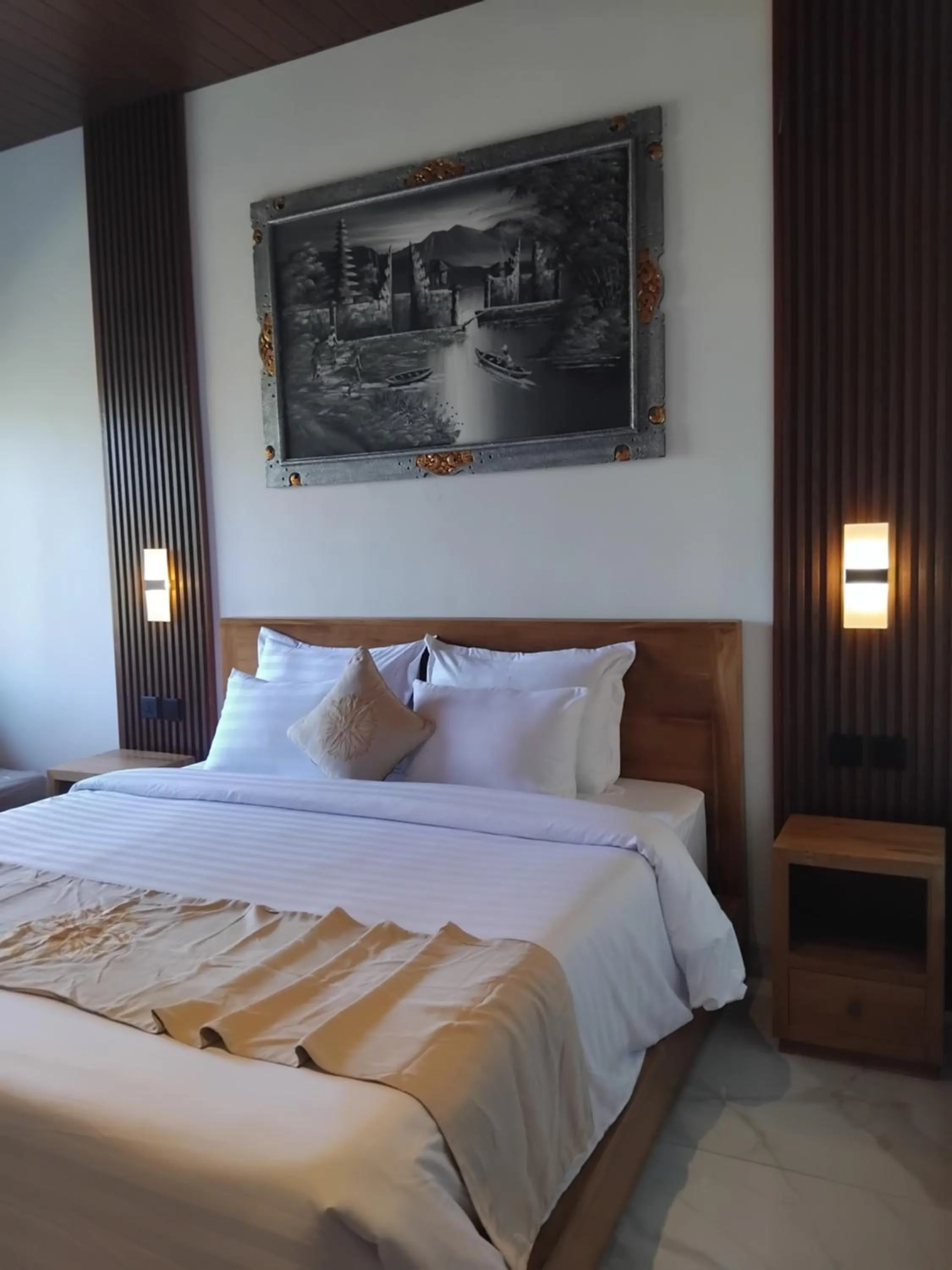 Bed in Sujiwa Ubud Hotel & Villa