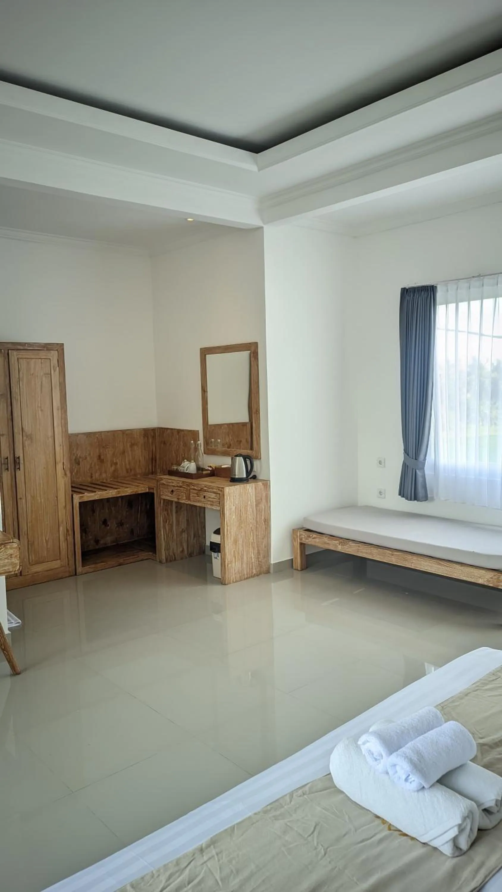 wardrobe, Bed in Sujiwa Ubud Hotel & Villa