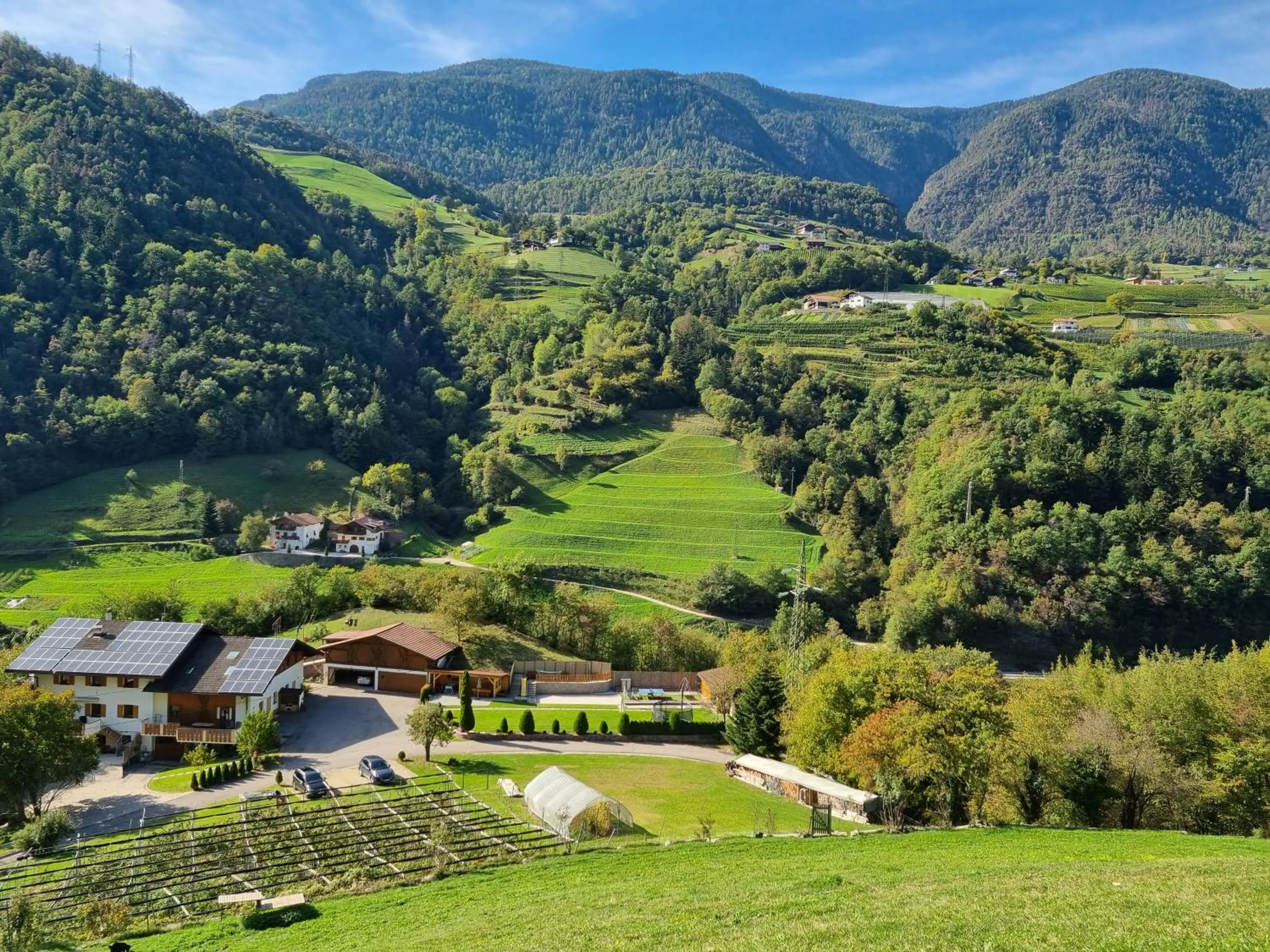 Natural landscape in Ferienwohnungen Koflerhof