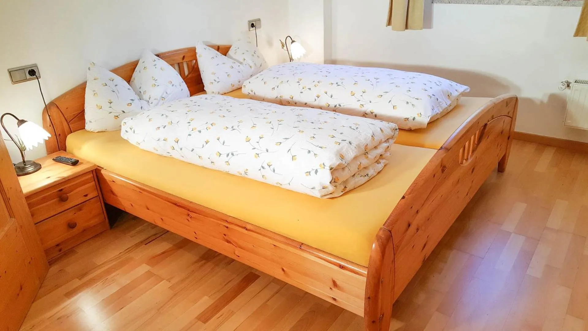 Bed in Ferienwohnungen Koflerhof