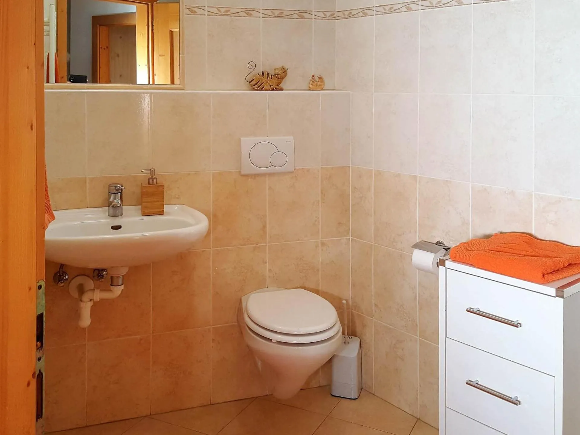 Bathroom in Ferienwohnungen Koflerhof