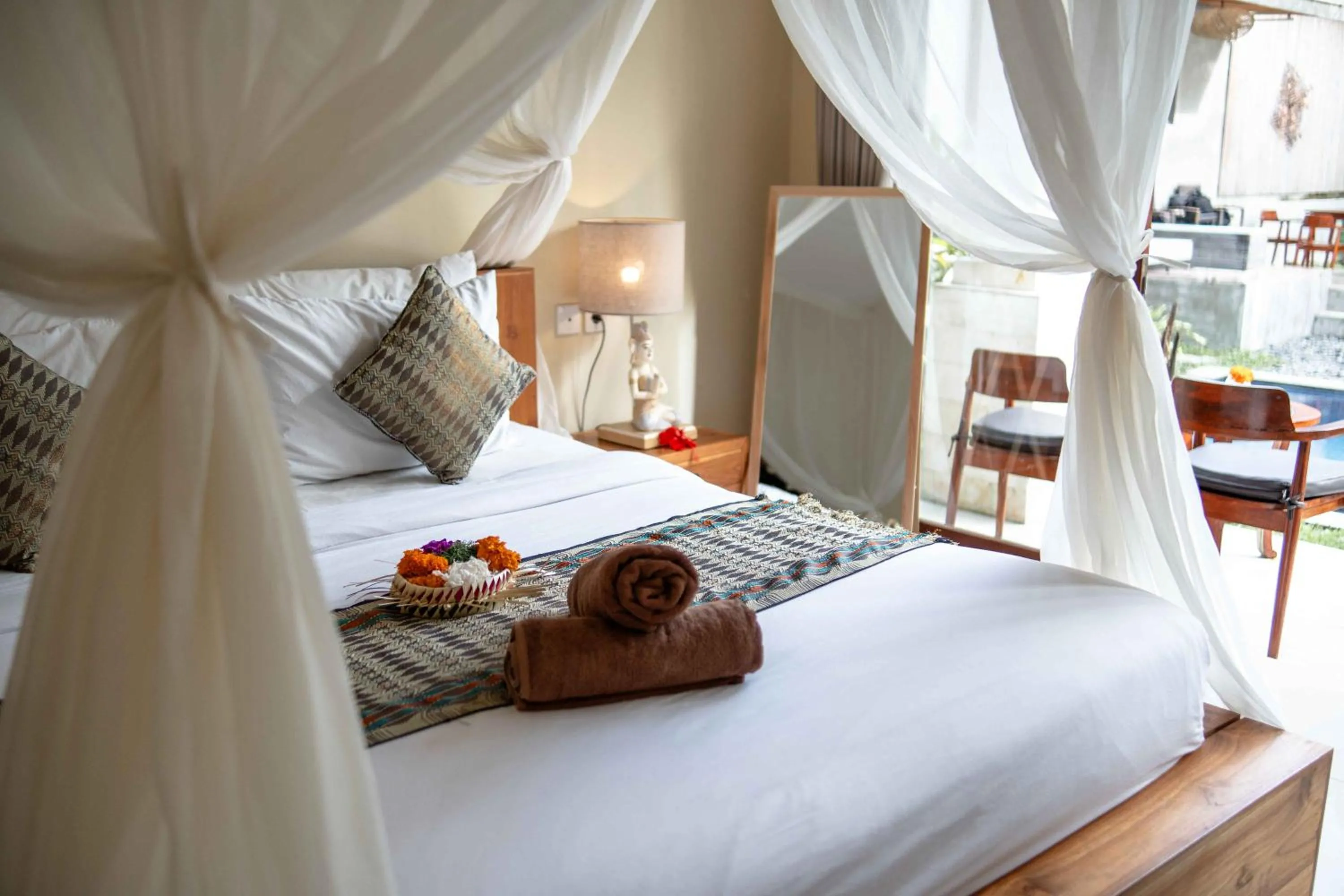 Bed in Suarsena Bisma Ubud