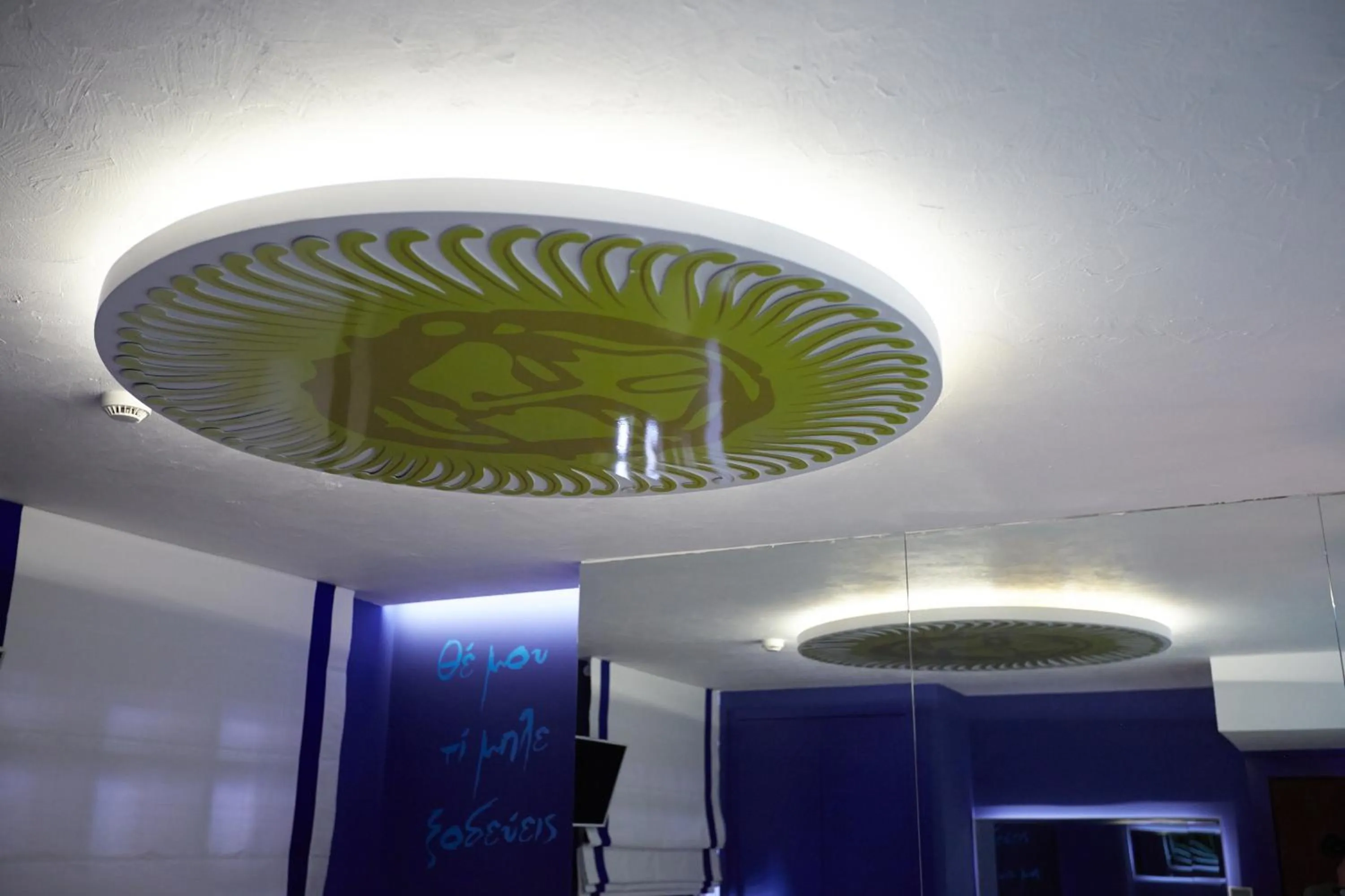 Decorative detail in Veritas Boutique Art Hotel