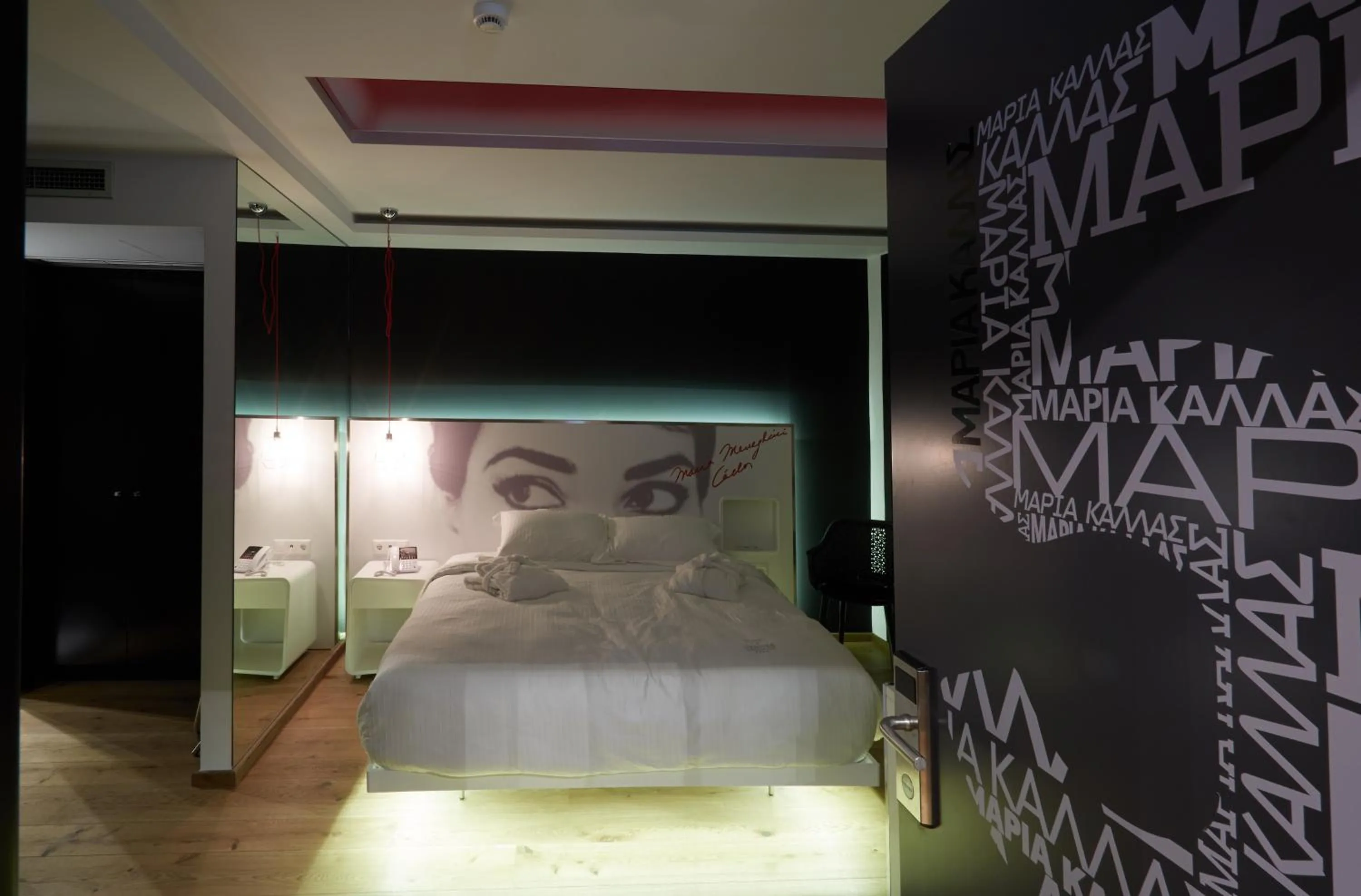 Bedroom in Veritas Boutique Art Hotel