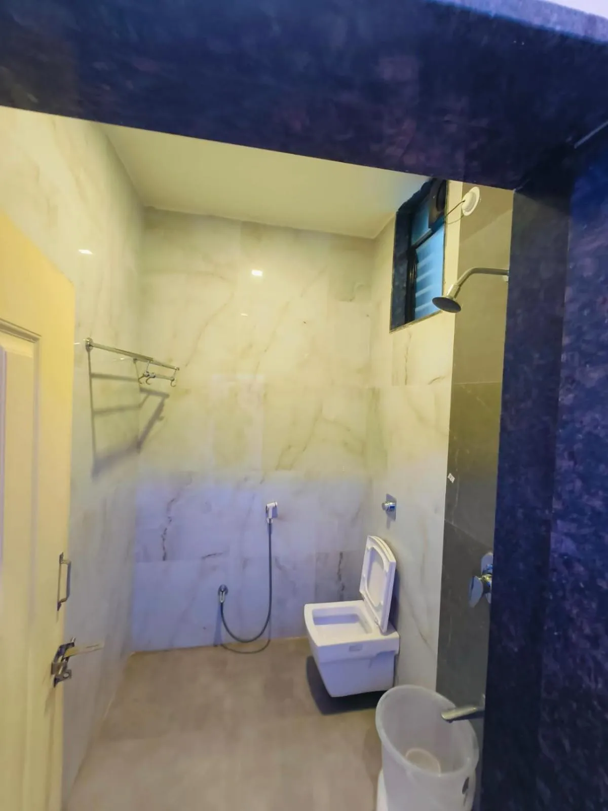 Shower in Hotel President Palace, Akkalkot