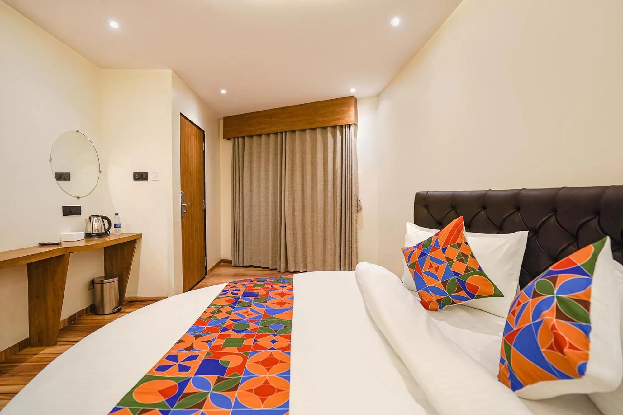 Bed in FabHotel Well Back