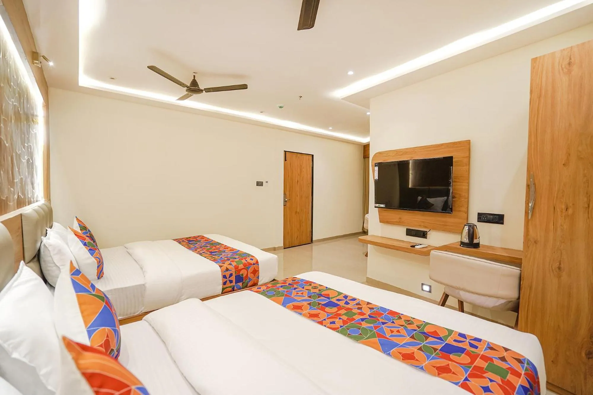 Bed in FabHotel Well Back