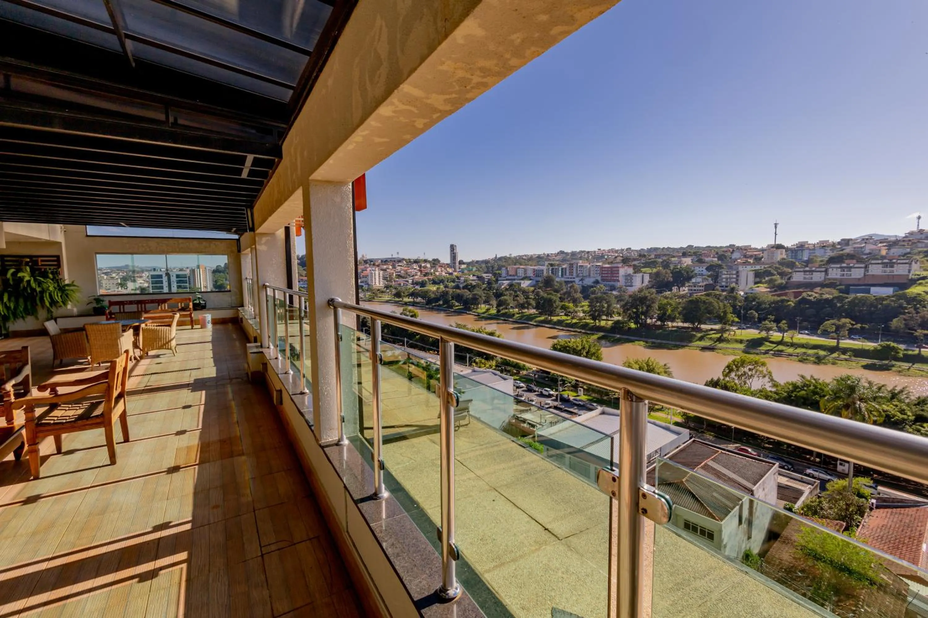 Balcony/Terrace in Padom Business Hotel