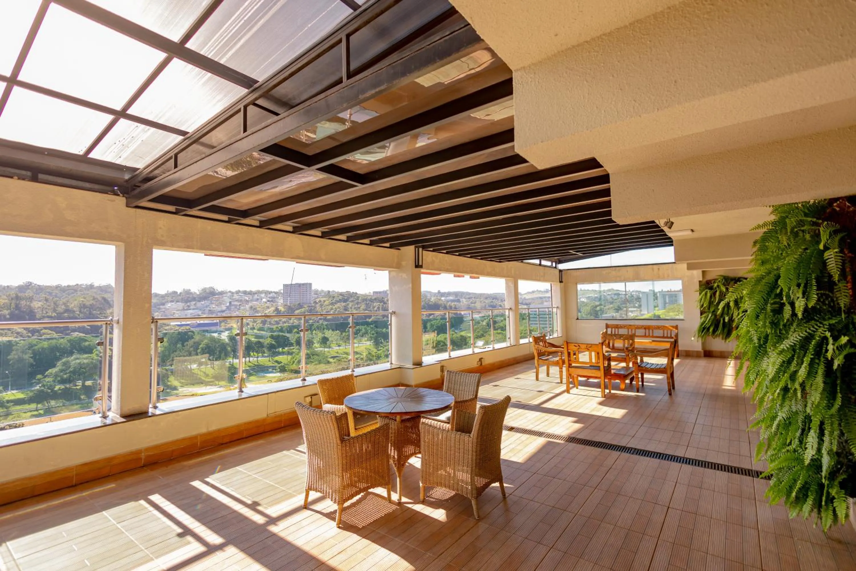 Balcony/Terrace in Padom Business Hotel