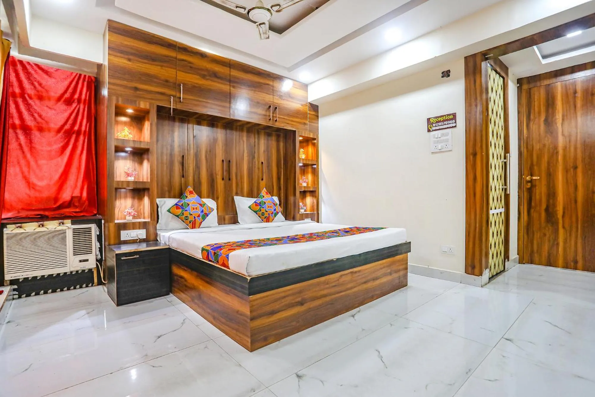 Bed in FabHotel Imperail House