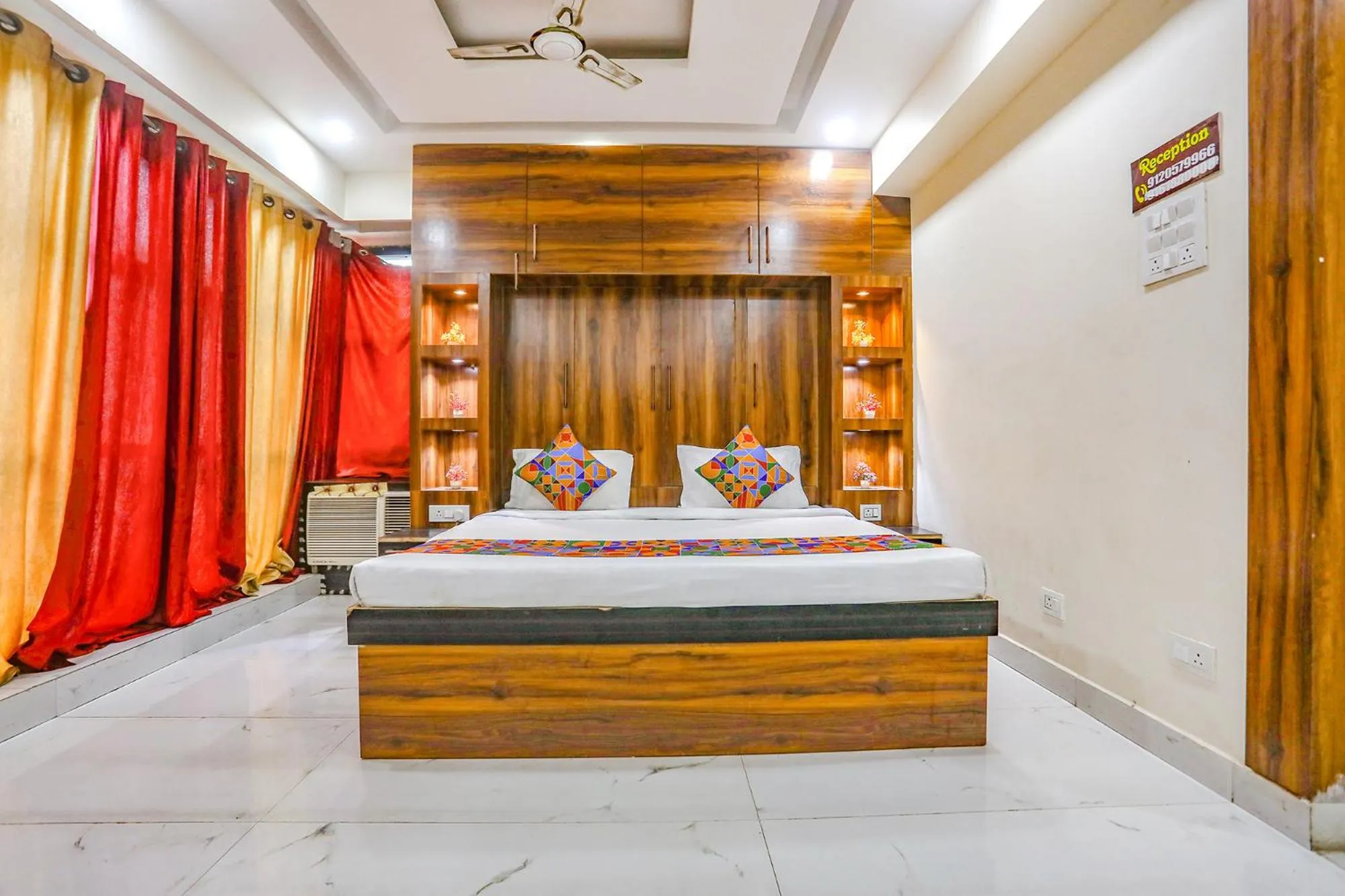 Bed in FabHotel Imperail House