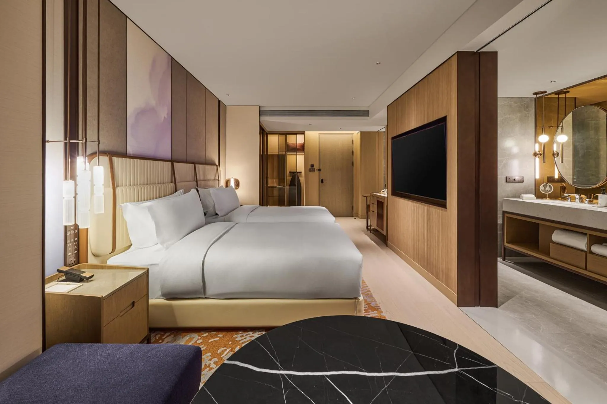 Bed in InterContinental Taichung by IHG