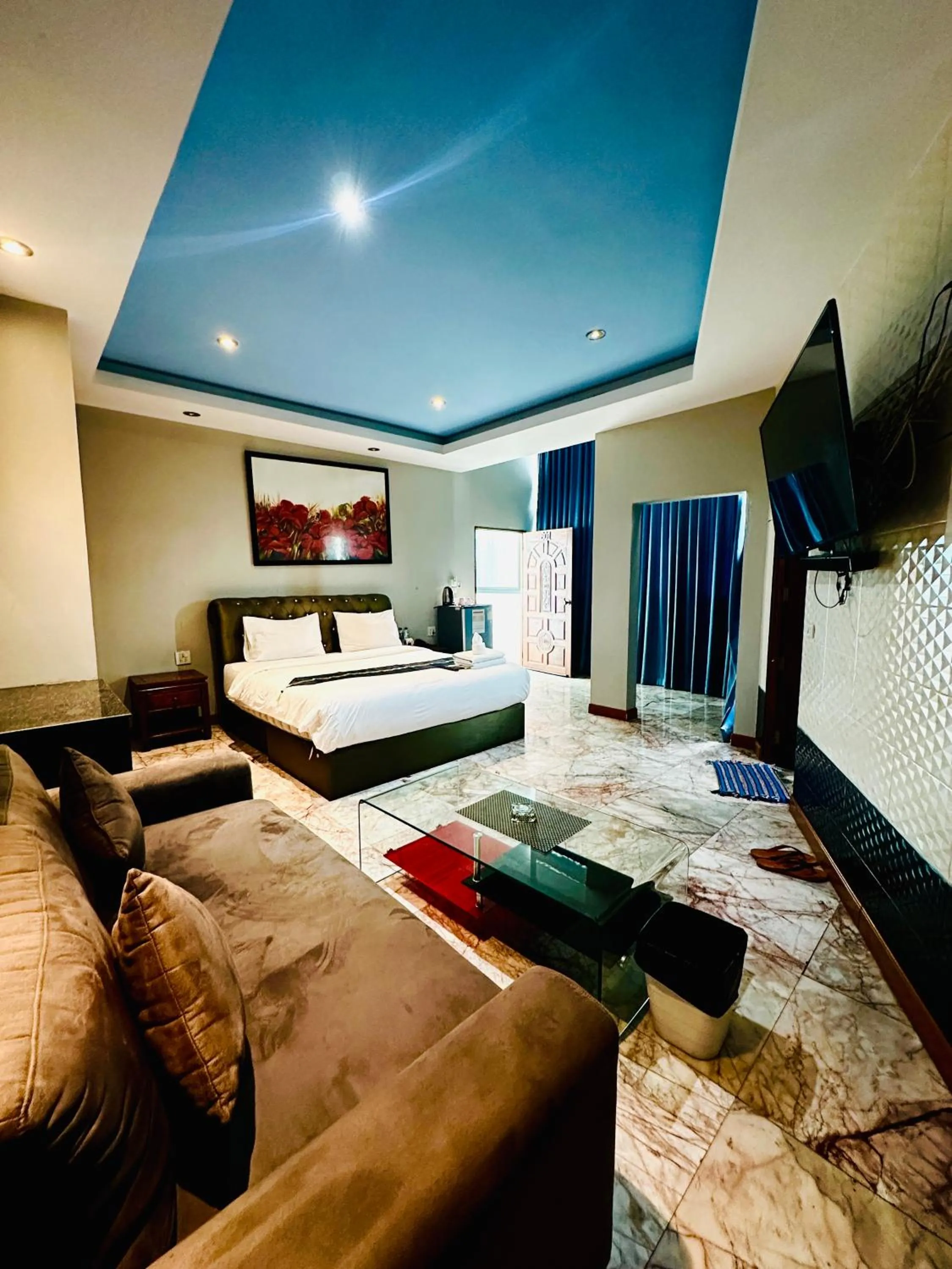 Bed in Koenig Hotel Pattaya