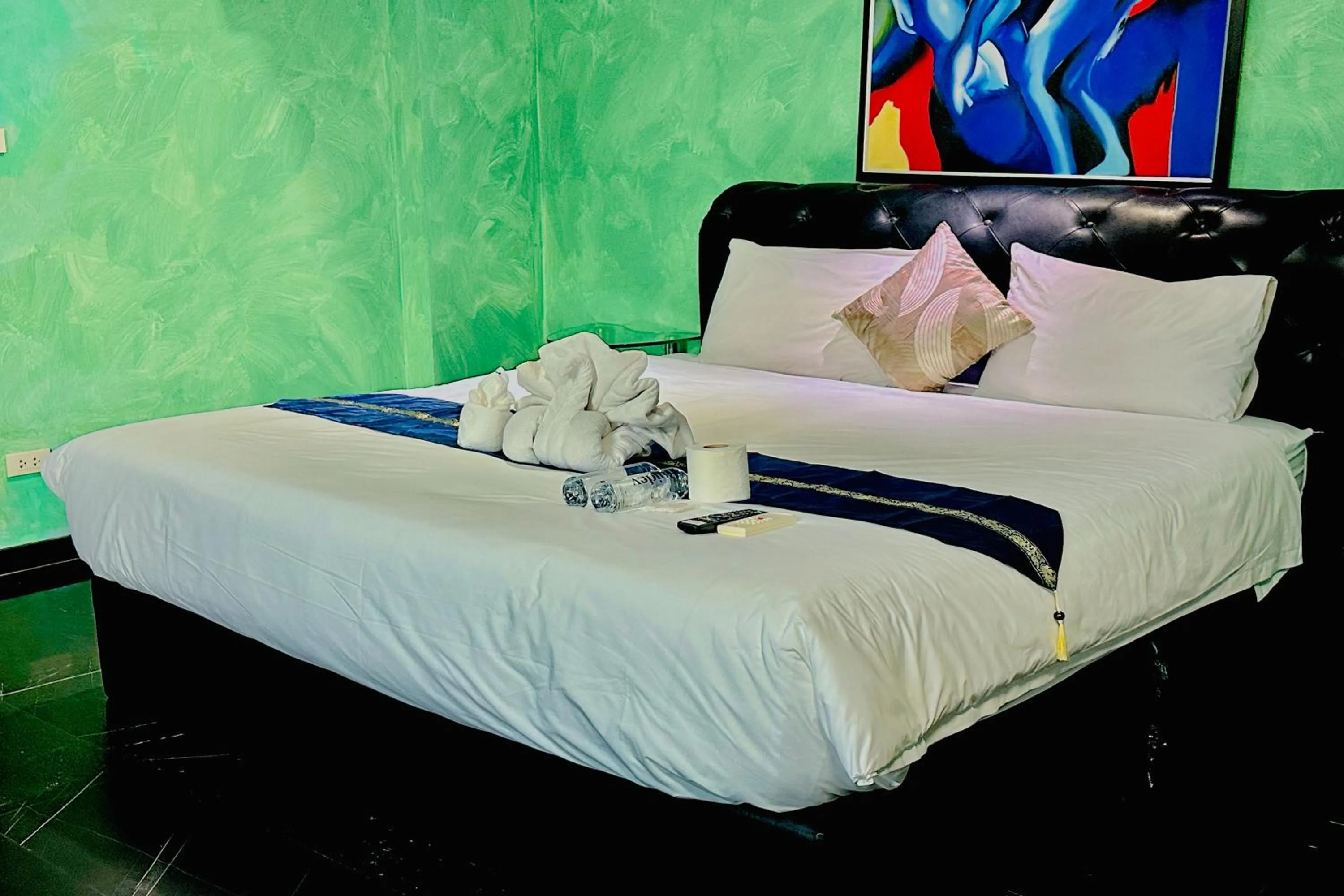 Bed in Koenig Hotel Pattaya