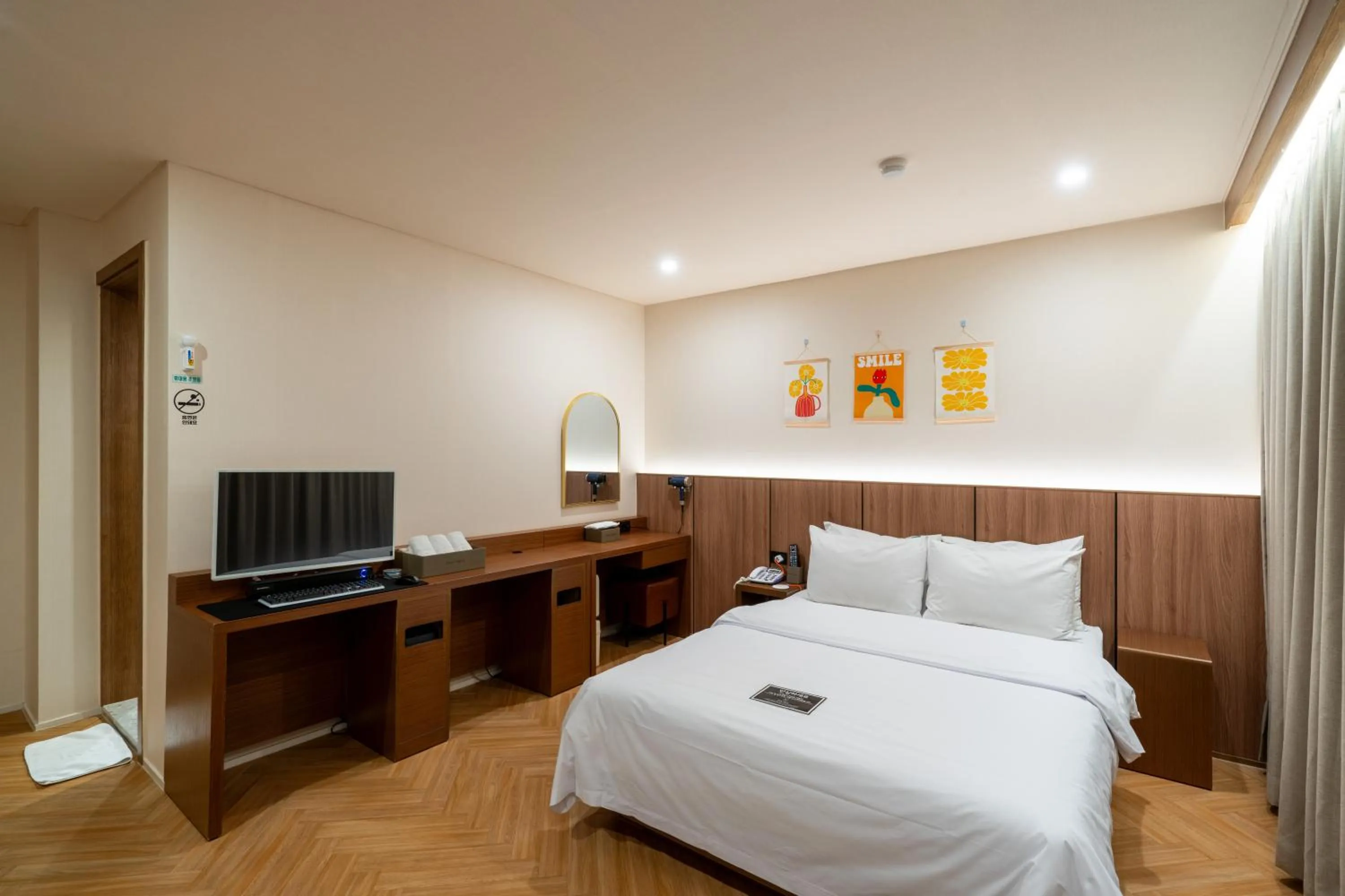 Bed in Hotel Laglas Asan