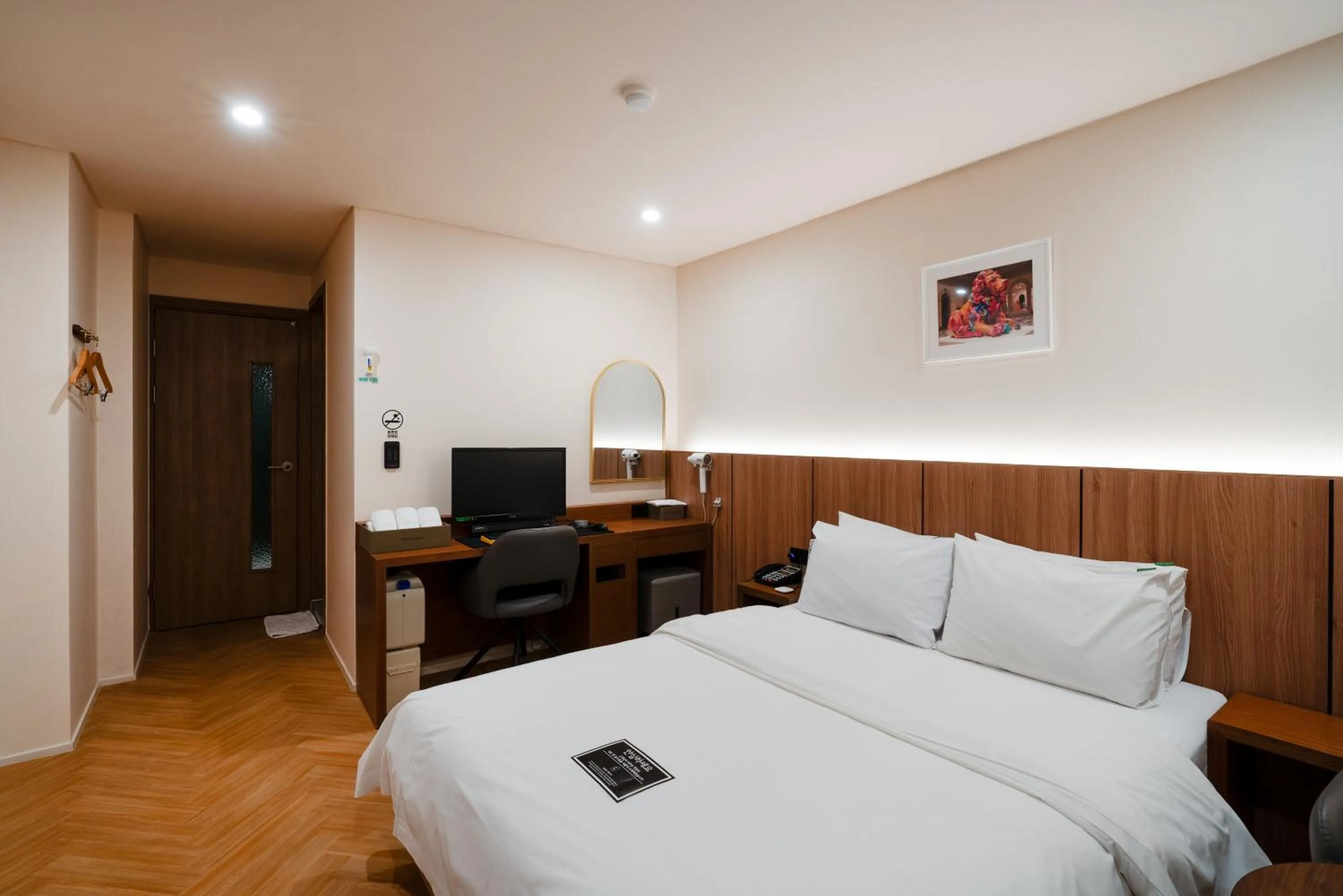 Bed in Hotel Laglas Asan