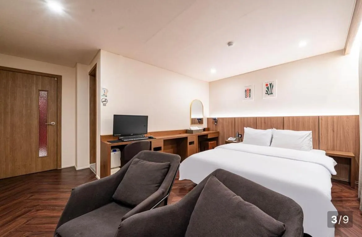 Bed in Hotel Laglas Asan