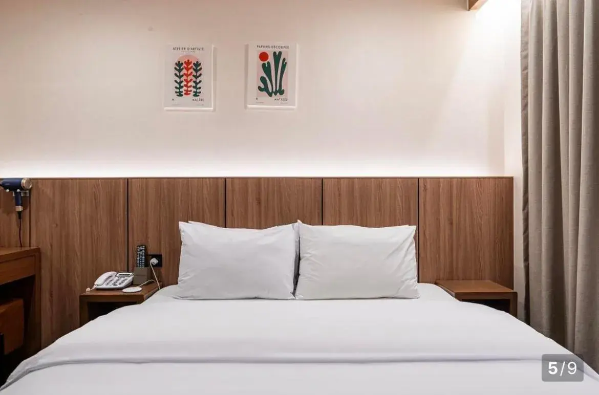 Bed in Hotel Laglas Asan Bed in Hotel Laglas Asan