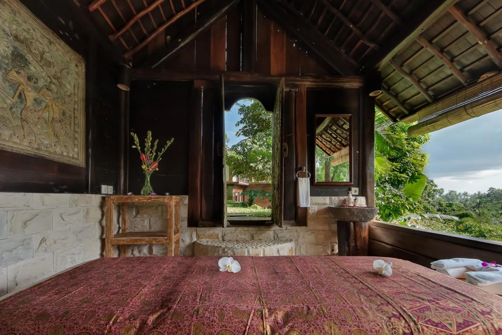 Spa and wellness centre/facilities, Bed in Kamaniiya River Villa Sayan - Ubud