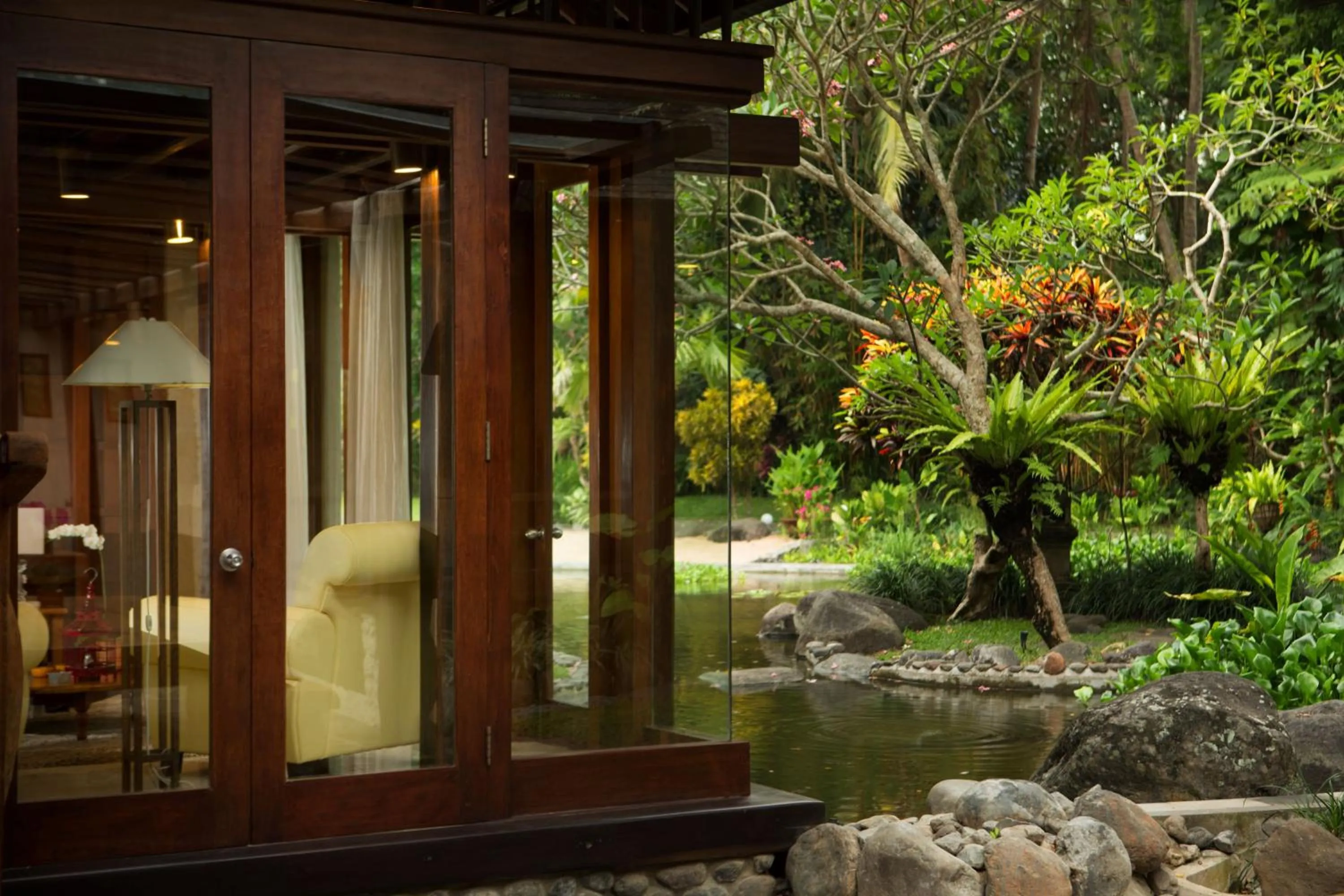 Lobby or reception in Kamaniiya River Villa Sayan - Ubud