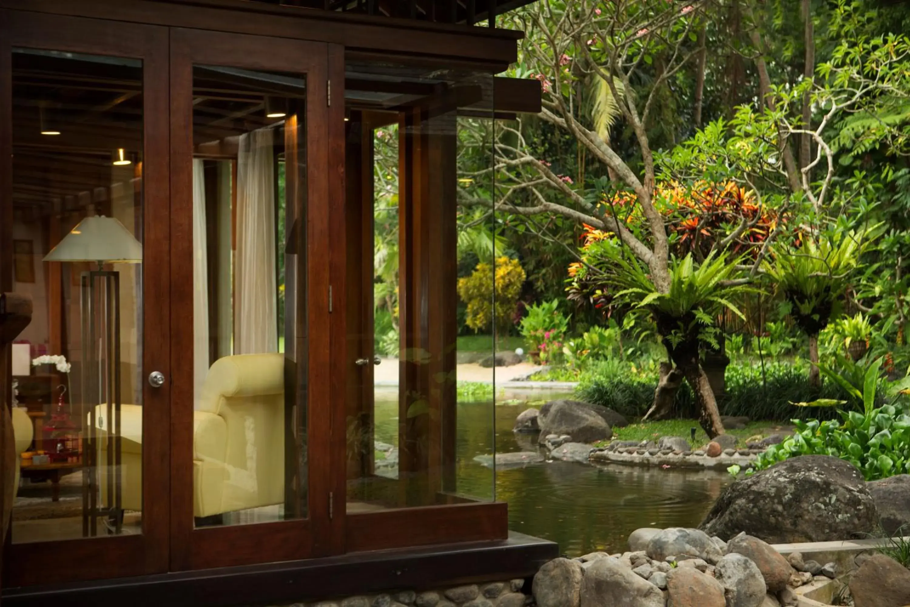 Lobby or reception in Kamaniiya River Villa Sayan - Ubud Lobby or reception in Kamaniiya River Villa Sayan - Ubud