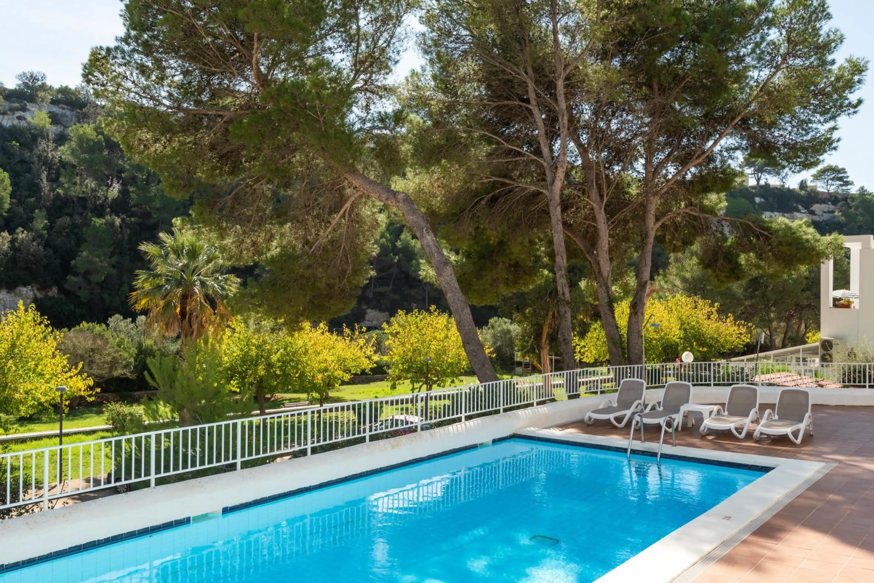 Garden view in Apartamentos alta galdana playa