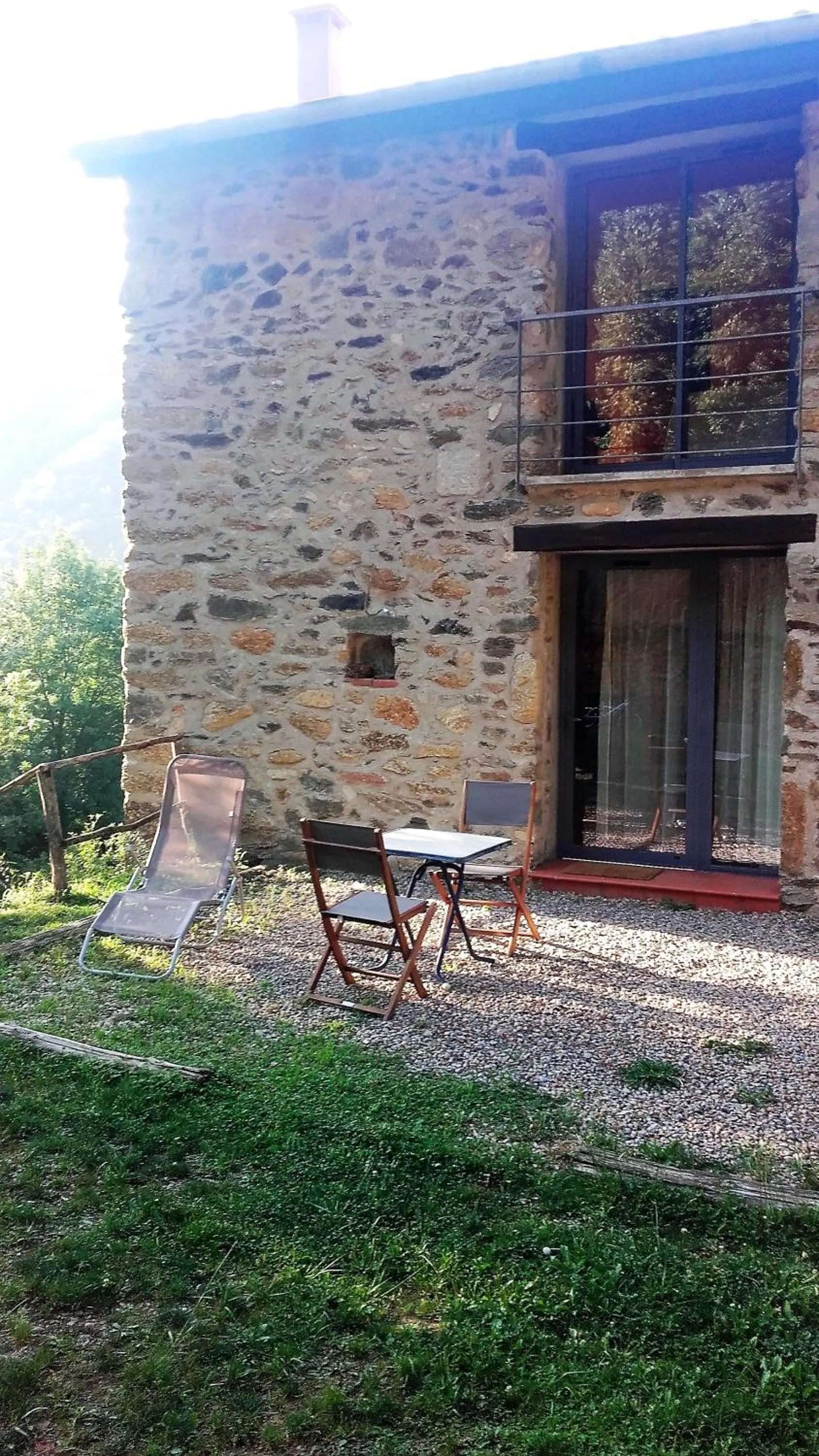 Balcony/Terrace in Chambres d'hôtes Mas La Tardosse