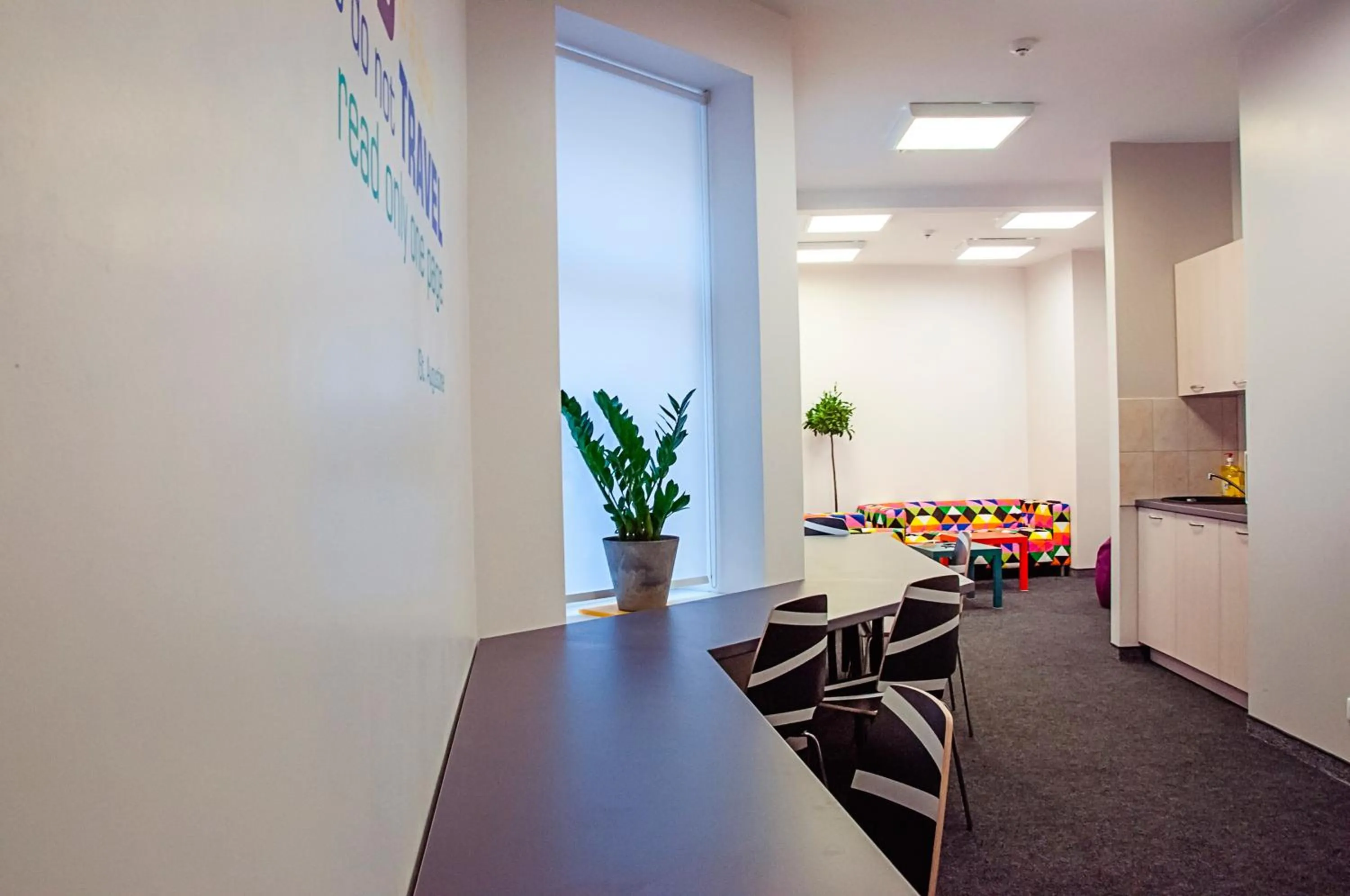 Communal lounge/ TV room in Mosaic Hotel