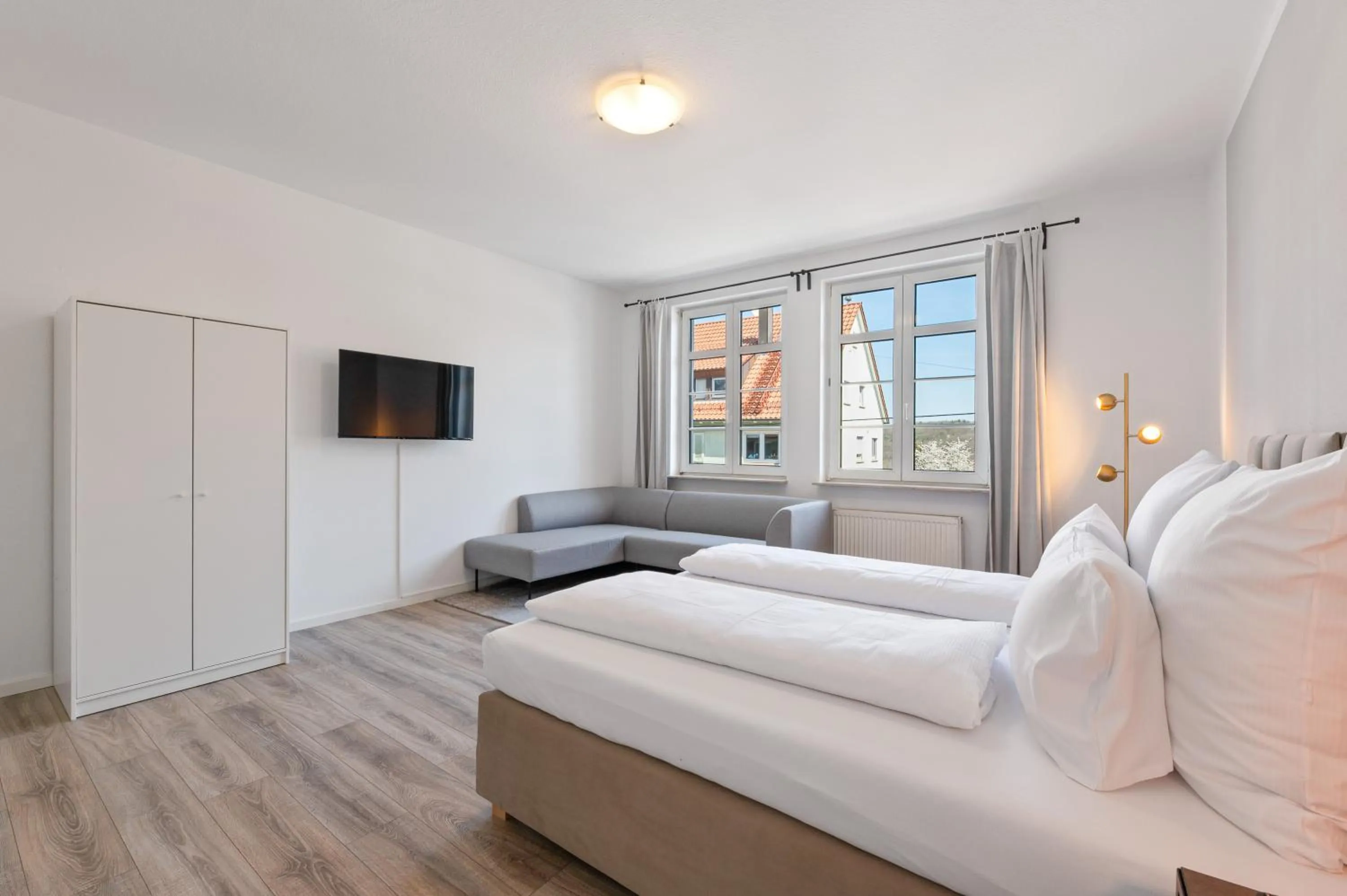 Bed in Gästehaus Andrea