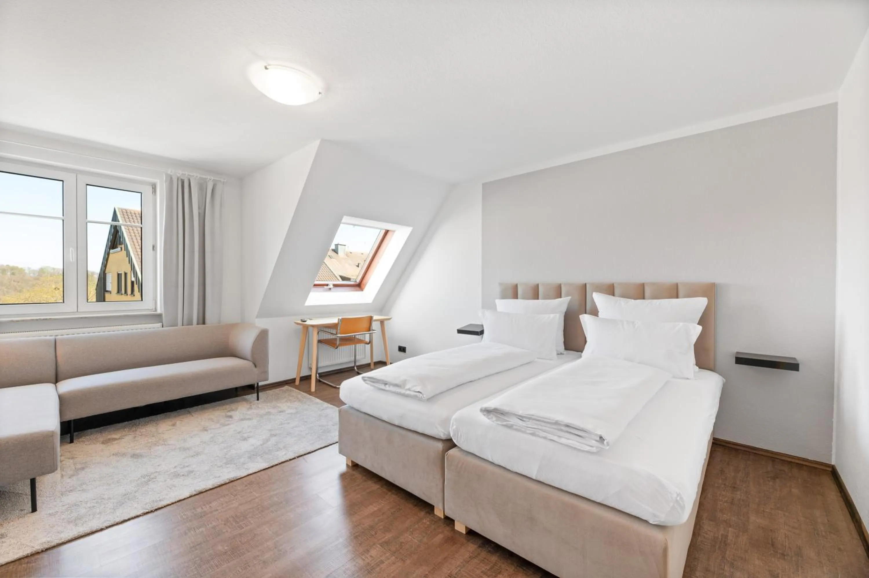 Bed in Gästehaus Andrea