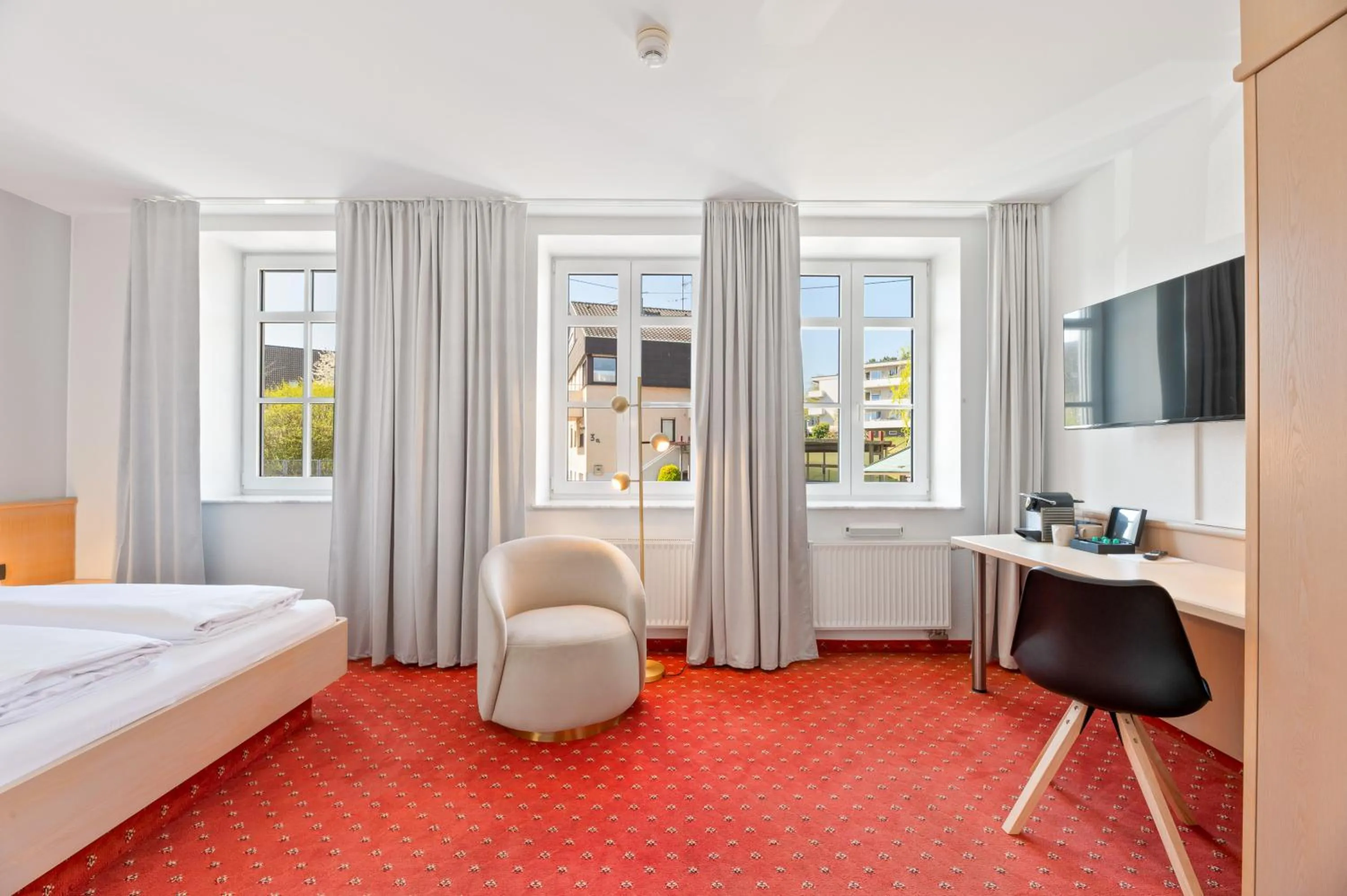 TV and multimedia, Bed in Gästehaus Andrea