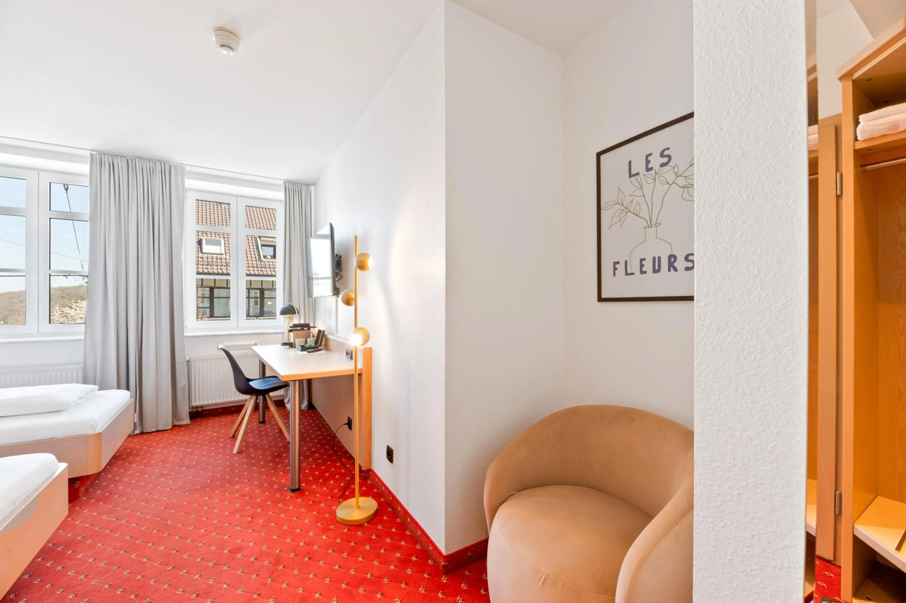 Bed in Gästehaus Andrea