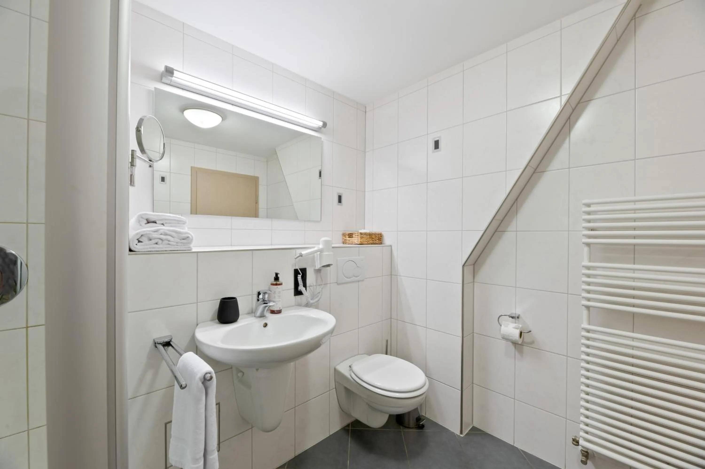 Toilet in Gästehaus Andrea