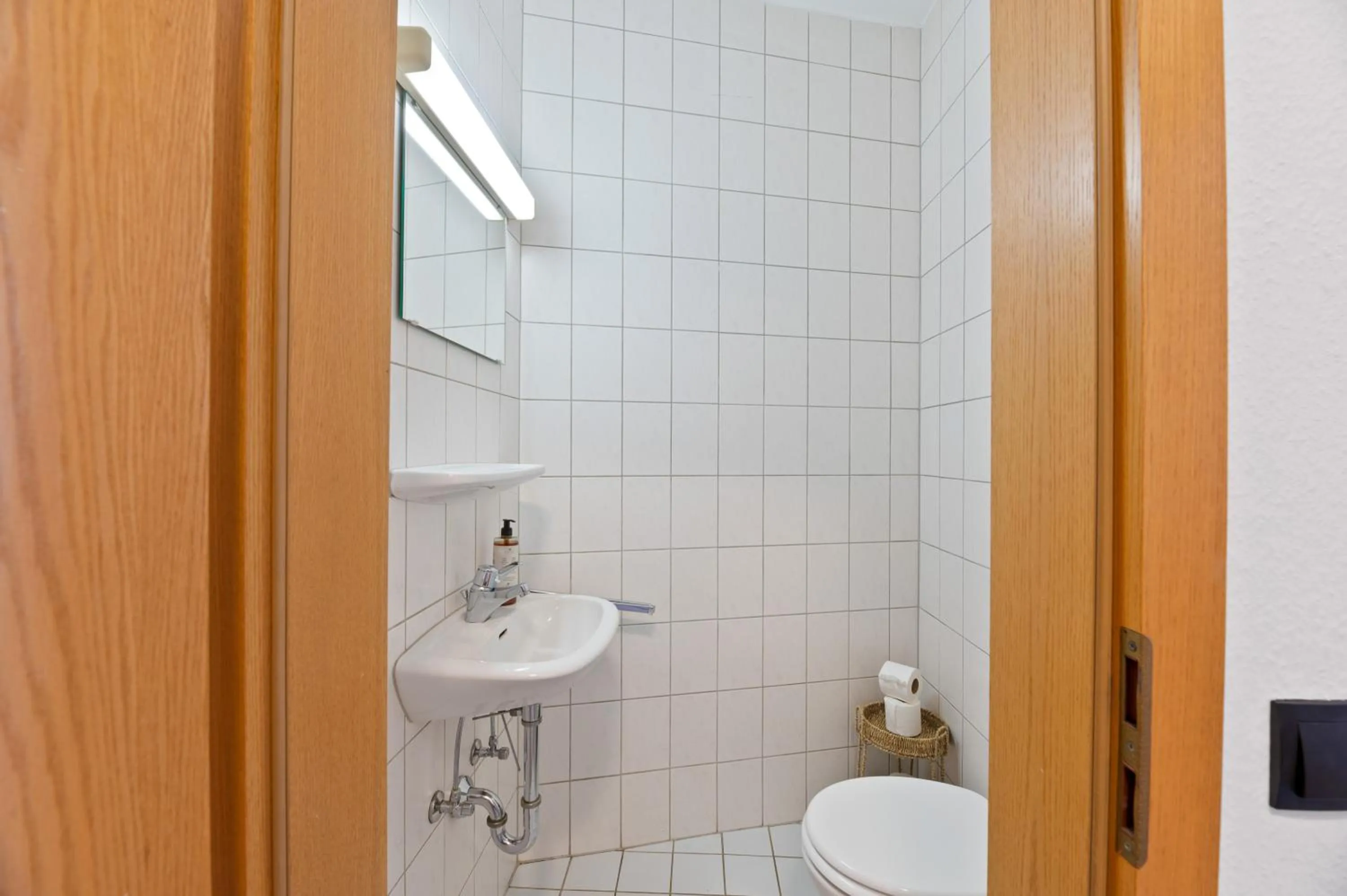 Toilet in Gästehaus Andrea