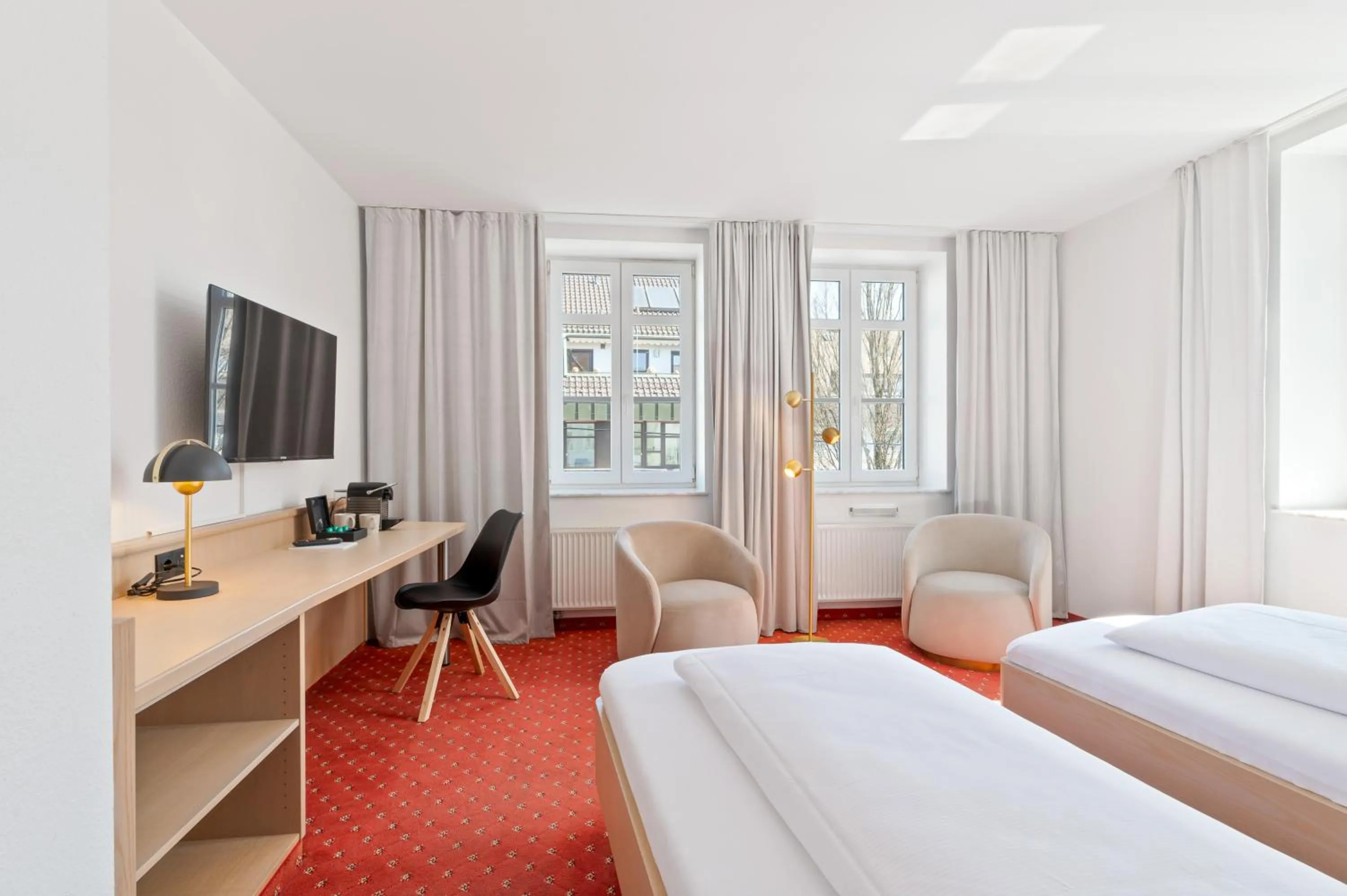 Bed in Gästehaus Andrea