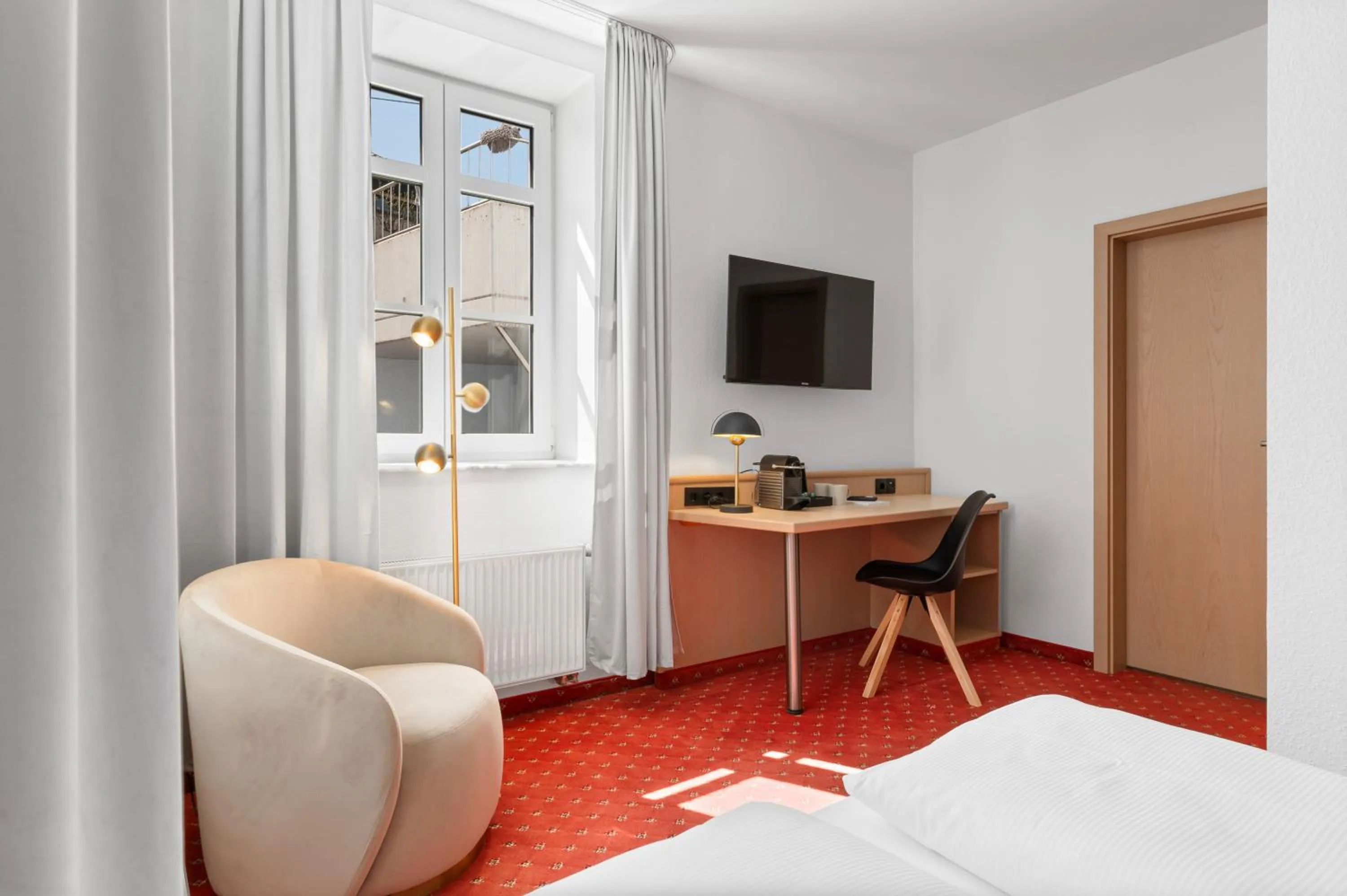 TV and multimedia, Bed in Gästehaus Andrea