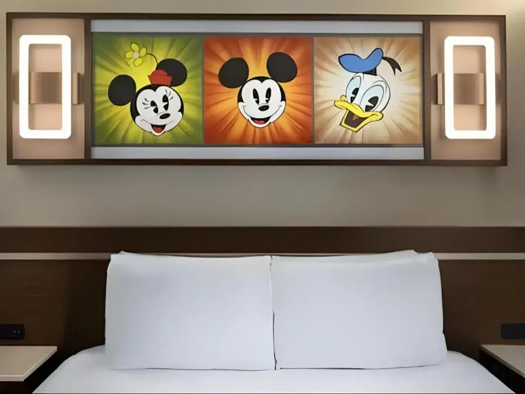 Bed in Disney's All-Star Music Resort Bed in Disney's All-Star Music Resort