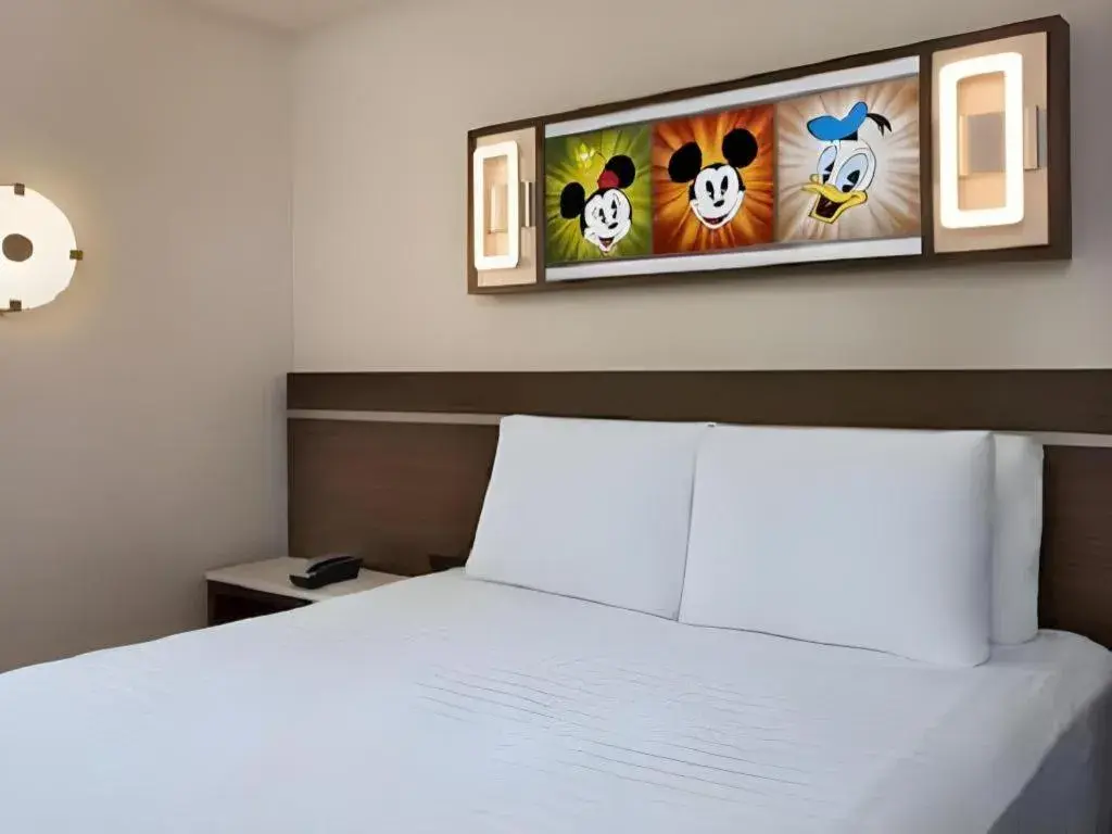 Bed in Disney's All-Star Music Resort Bed in Disney's All-Star Music Resort