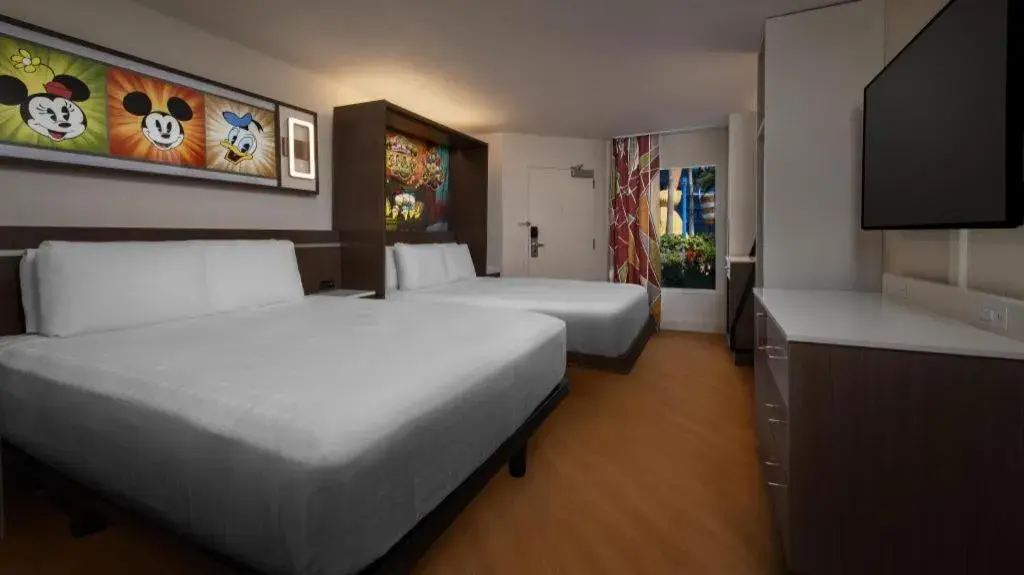 Bed in Disney's All-Star Music Resort Bed in Disney's All-Star Music Resort