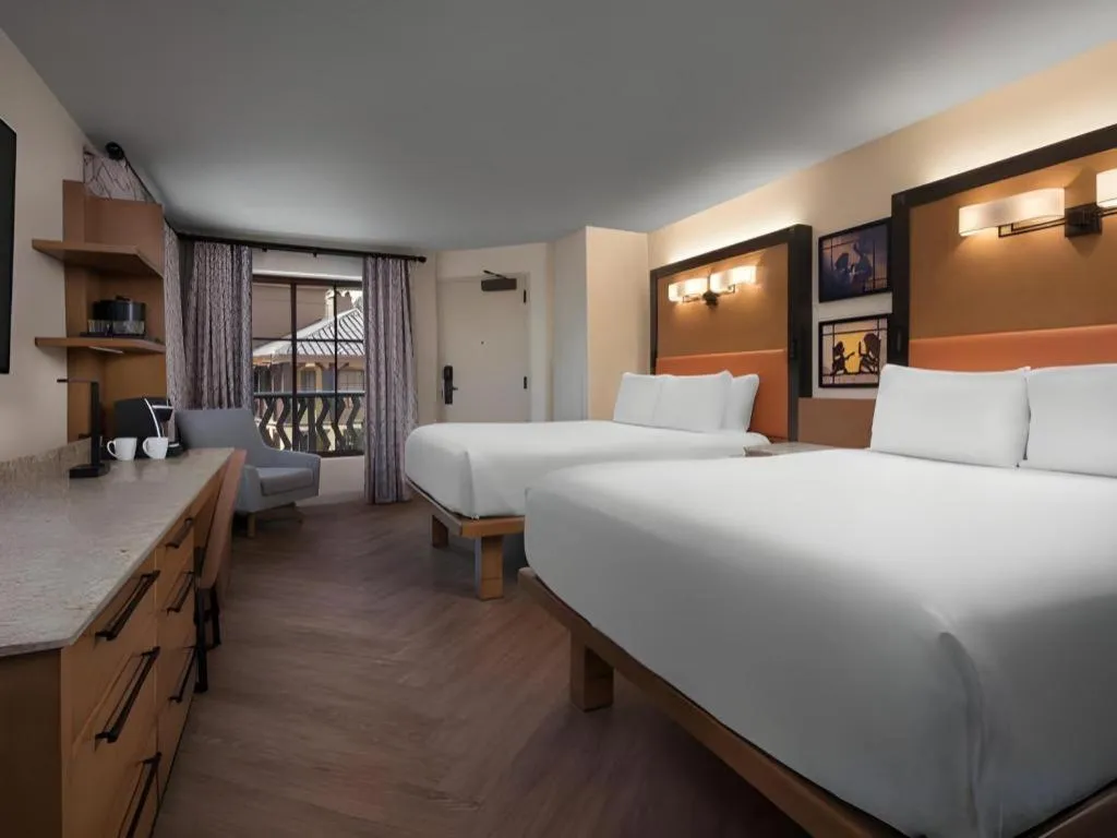 Bed in Disney's Coronado Springs Resort