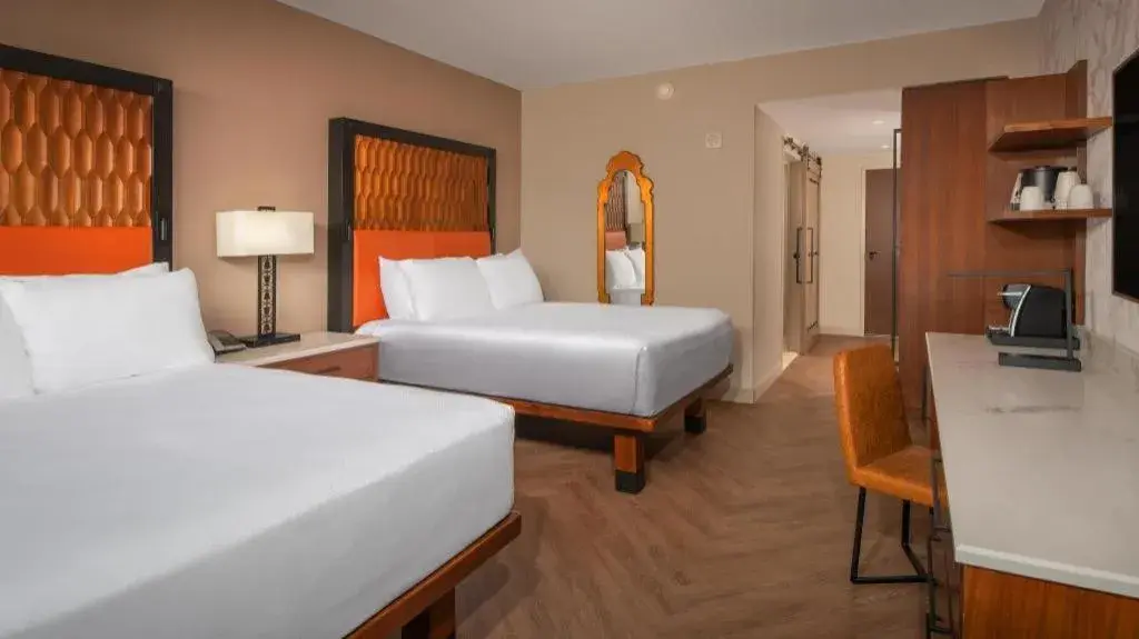 Bed in Disney's Coronado Springs Resort Bed in Disney's Coronado Springs Resort